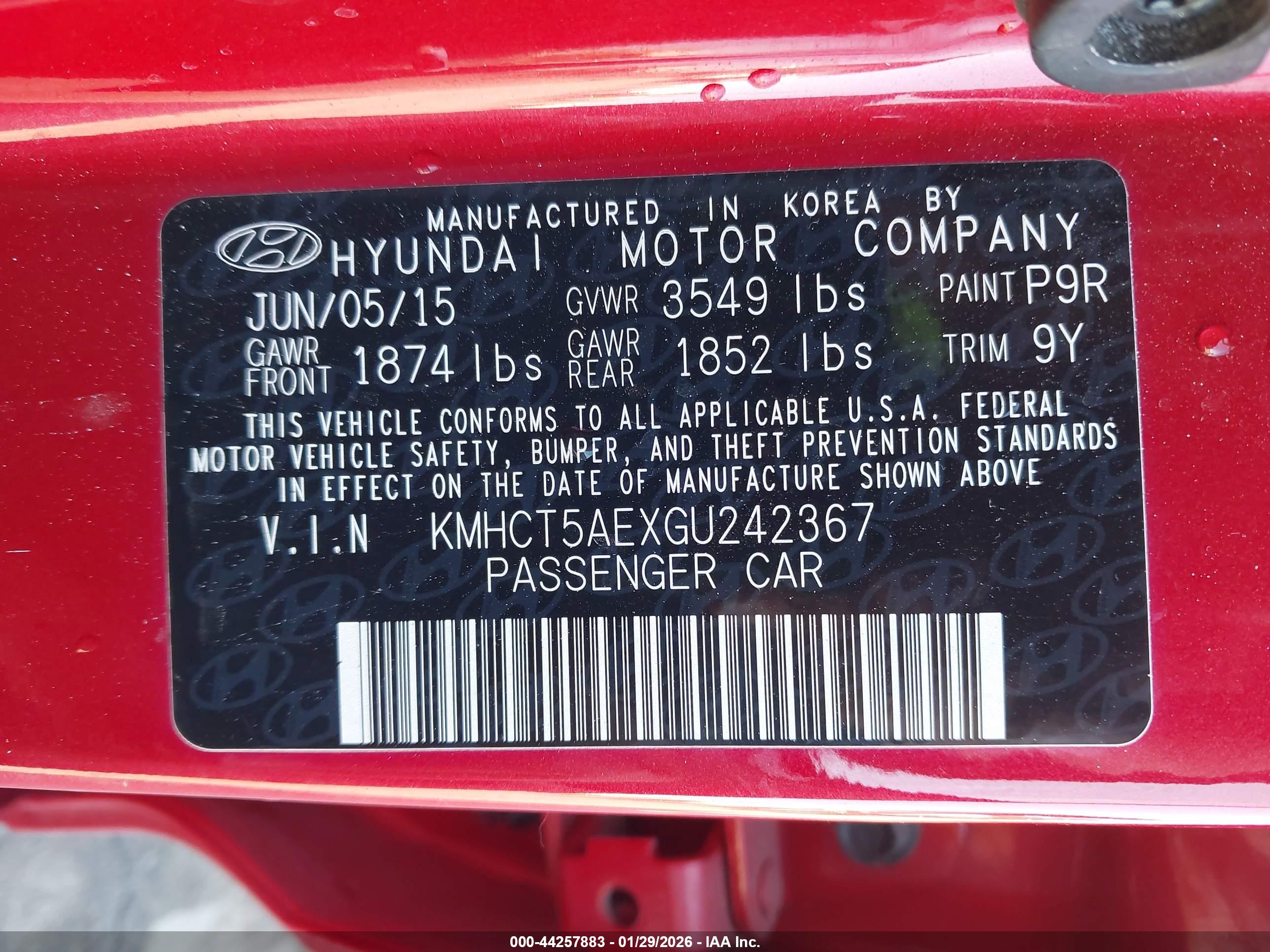 HYUNDAI ACCENT image 9