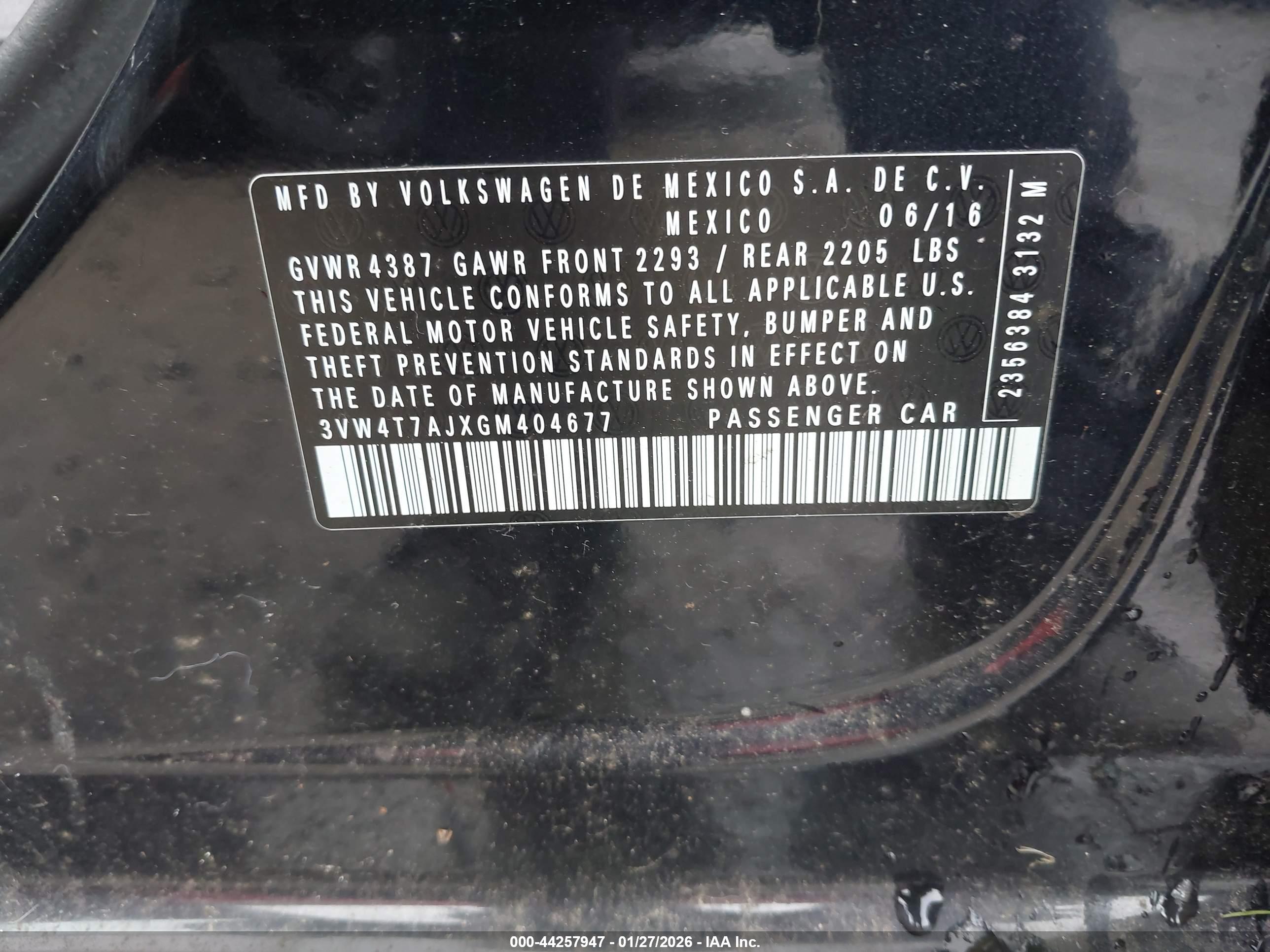 VOLKSWAGEN JETTA image 9