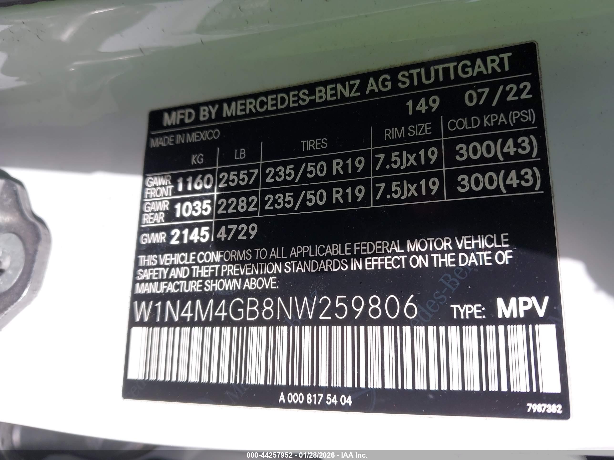 MERCEDES-BENZ GLB image 9