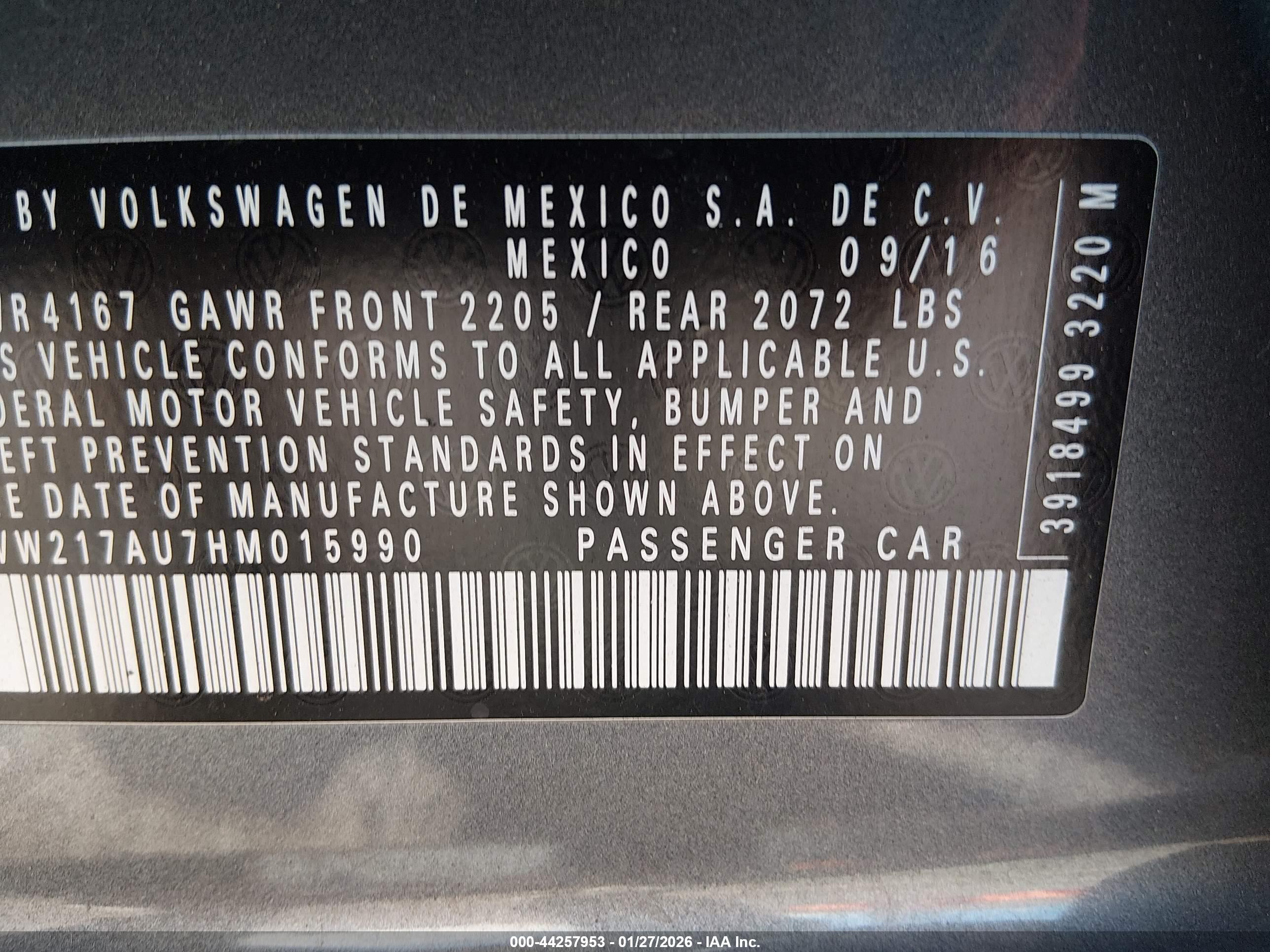 VOLKSWAGEN GOLF image 9