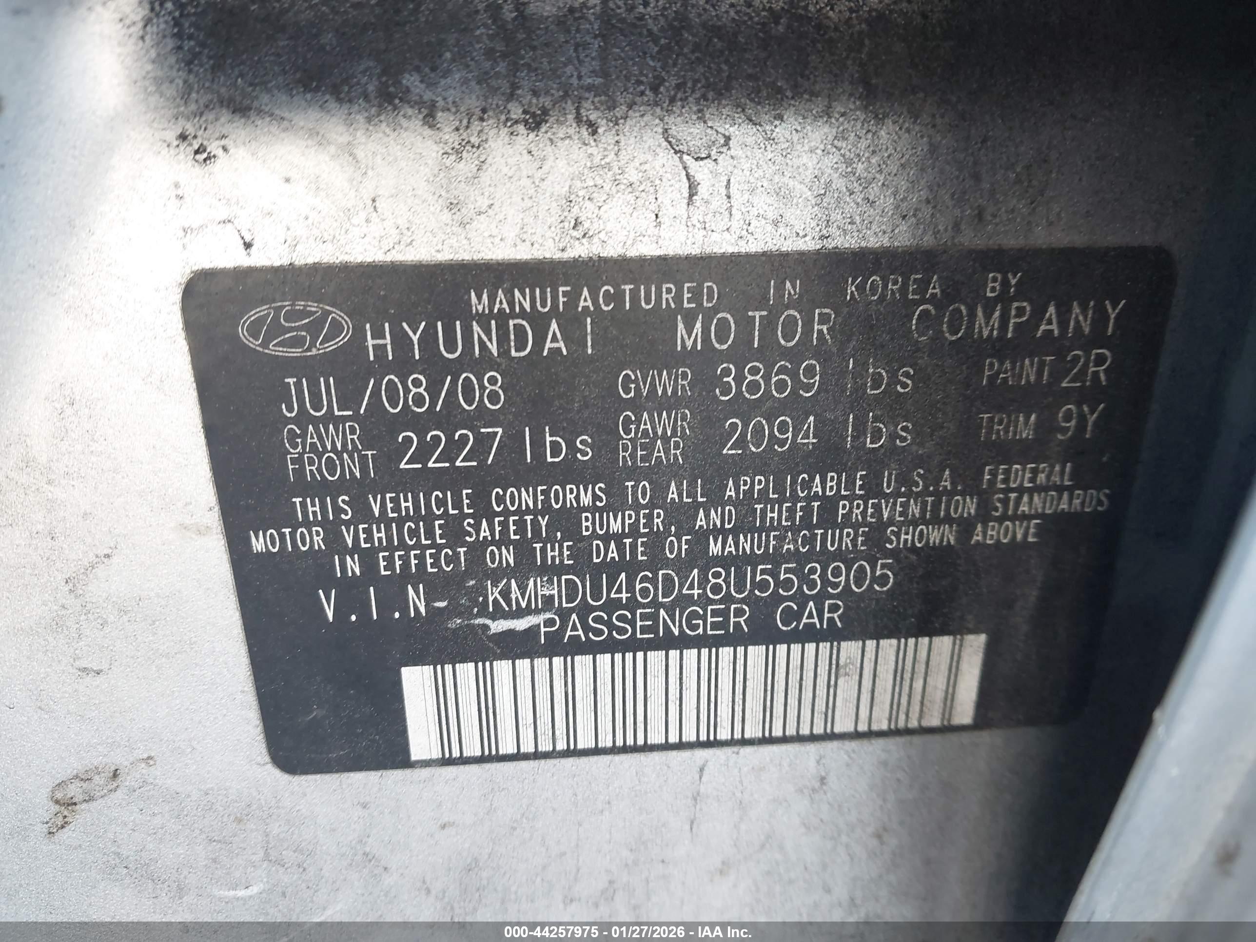 HYUNDAI ELANTRA image 9