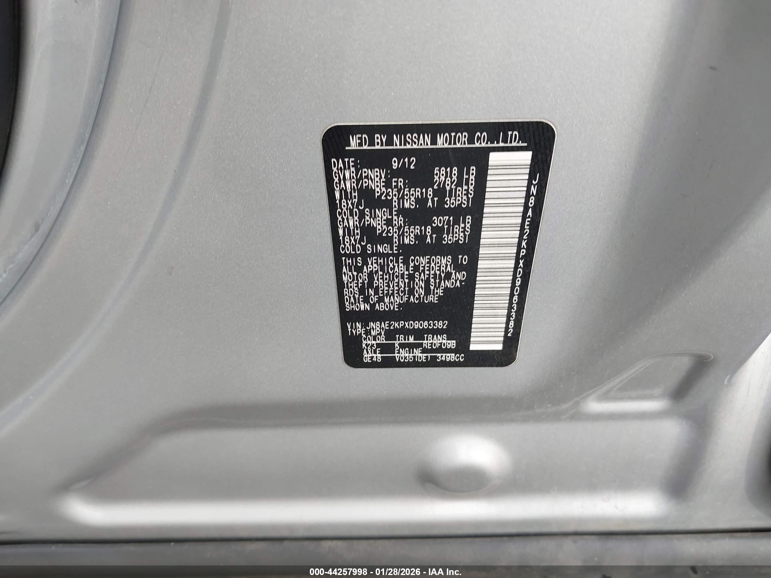 NISSAN QUEST image 9