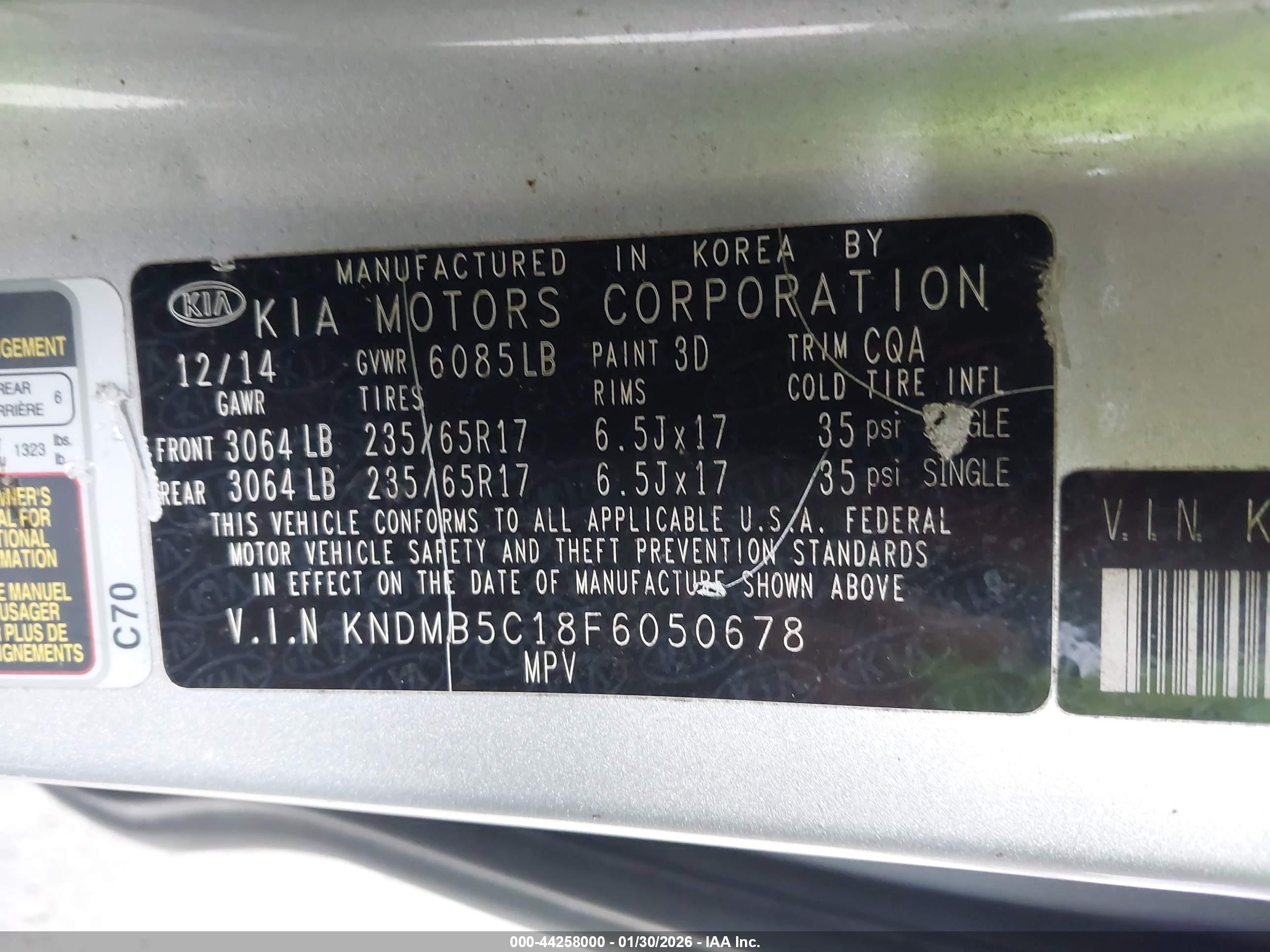 KIA SEDONA image 9