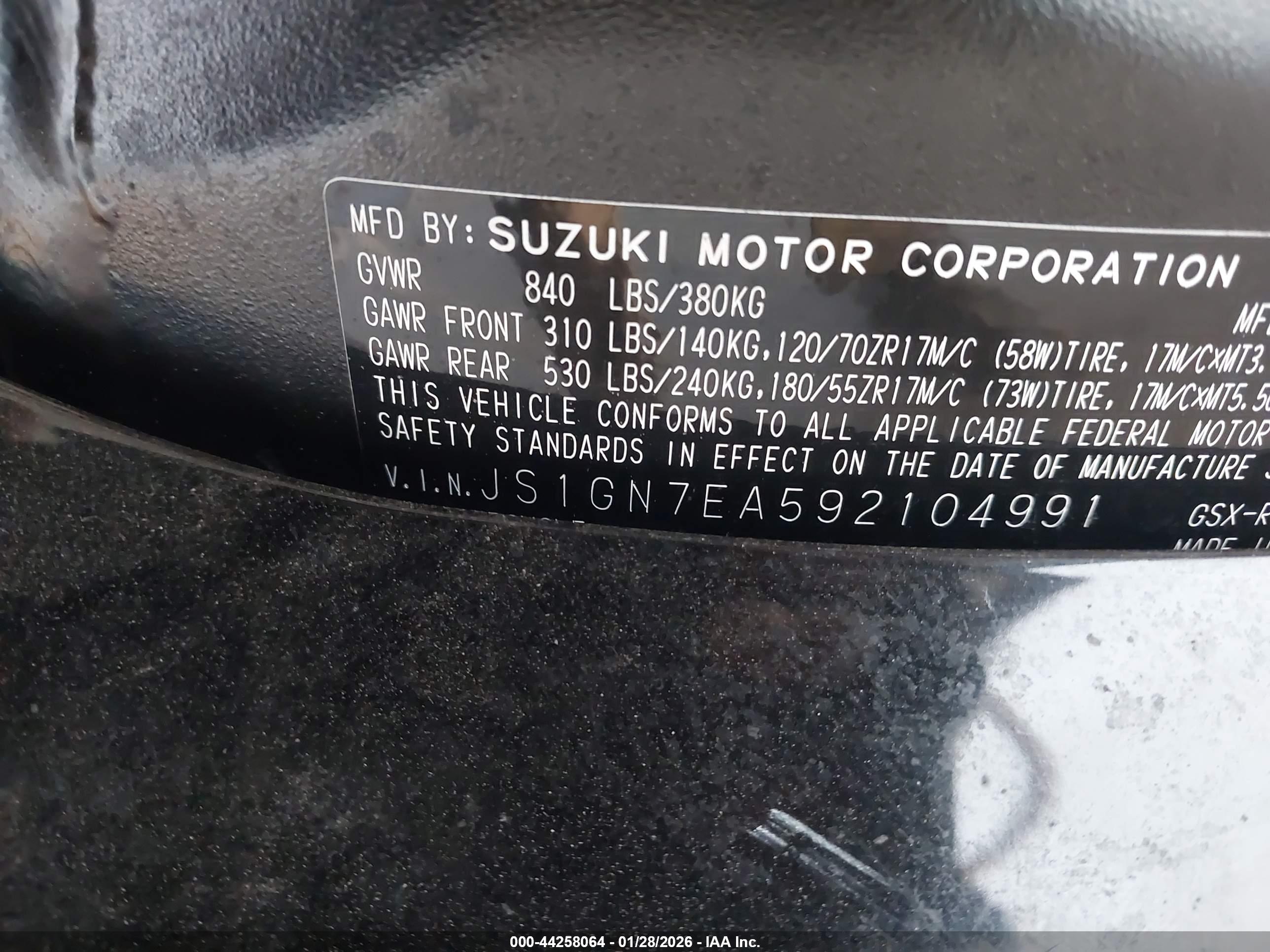 SUZUKI GSX-R600 image 10