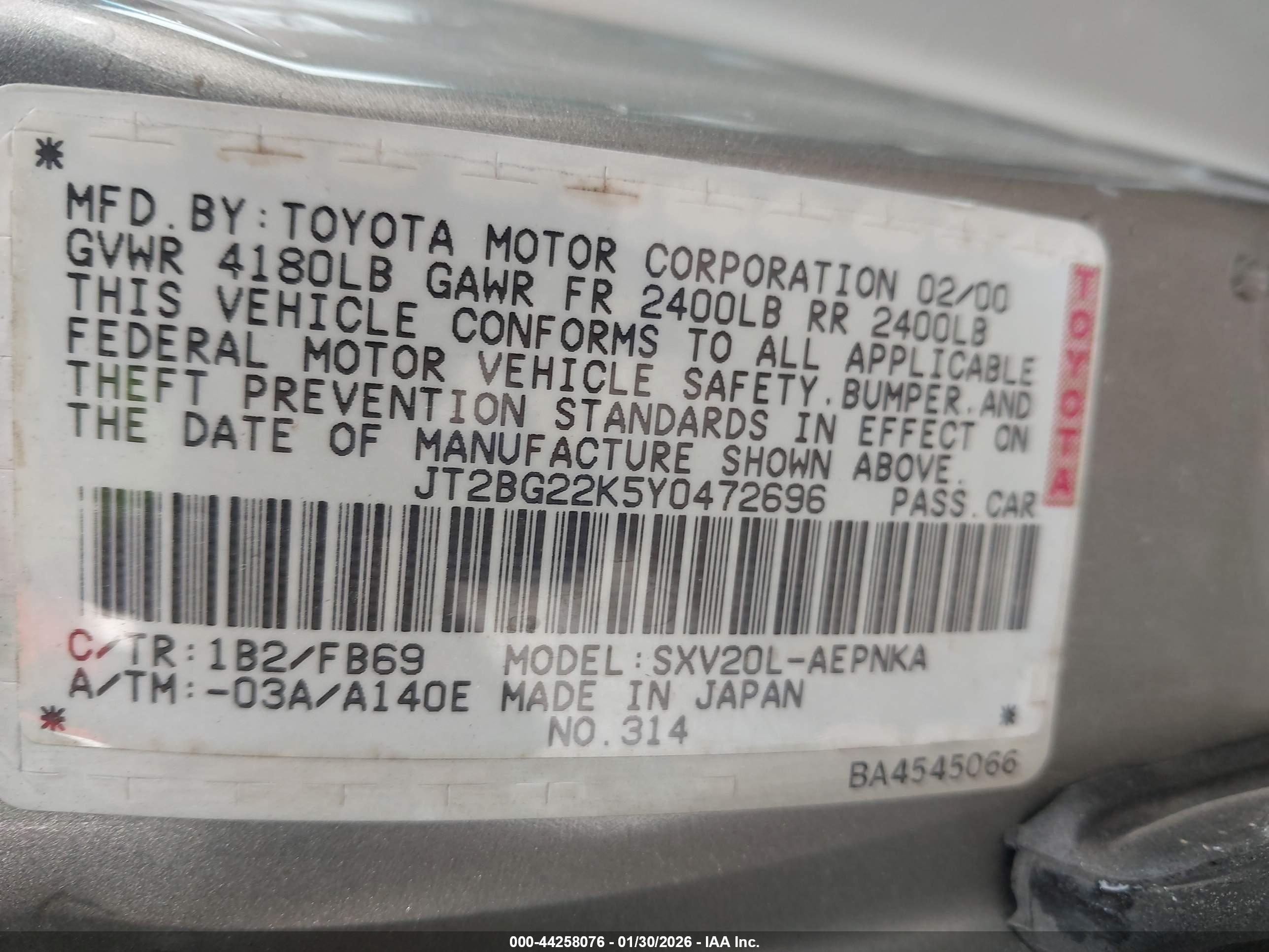 TOYOTA CAMRY image 9