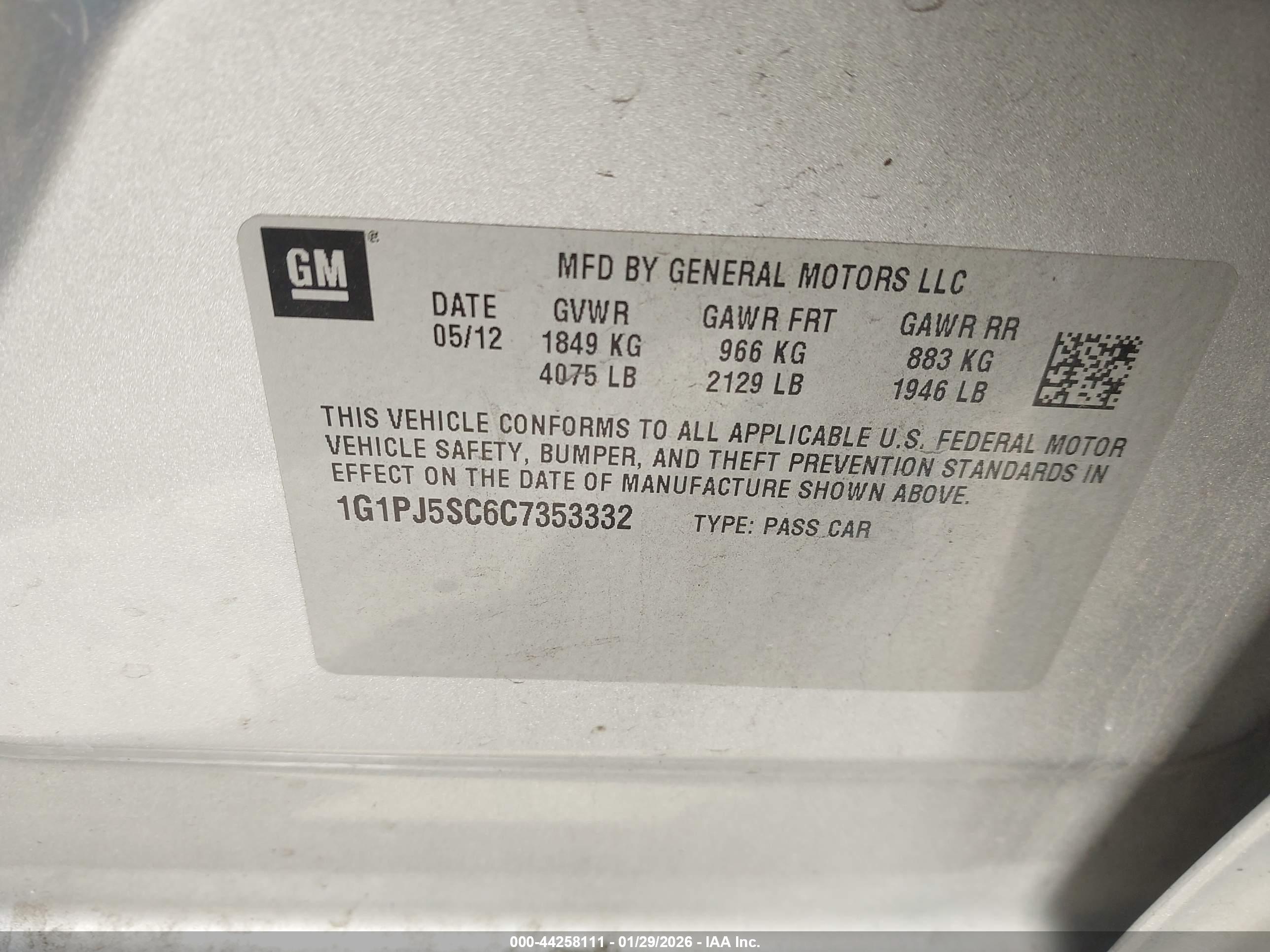 CHEVROLET CRUZE image 9