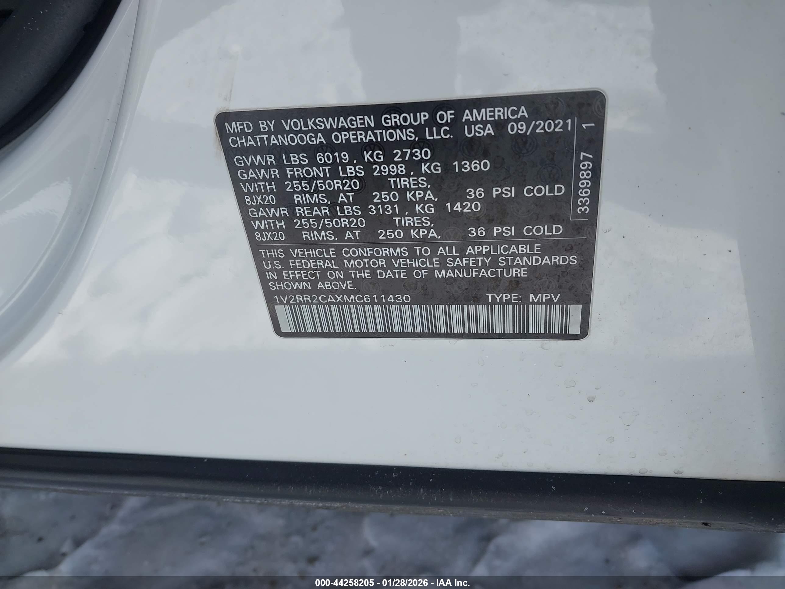 VOLKSWAGEN ATLAS image 9