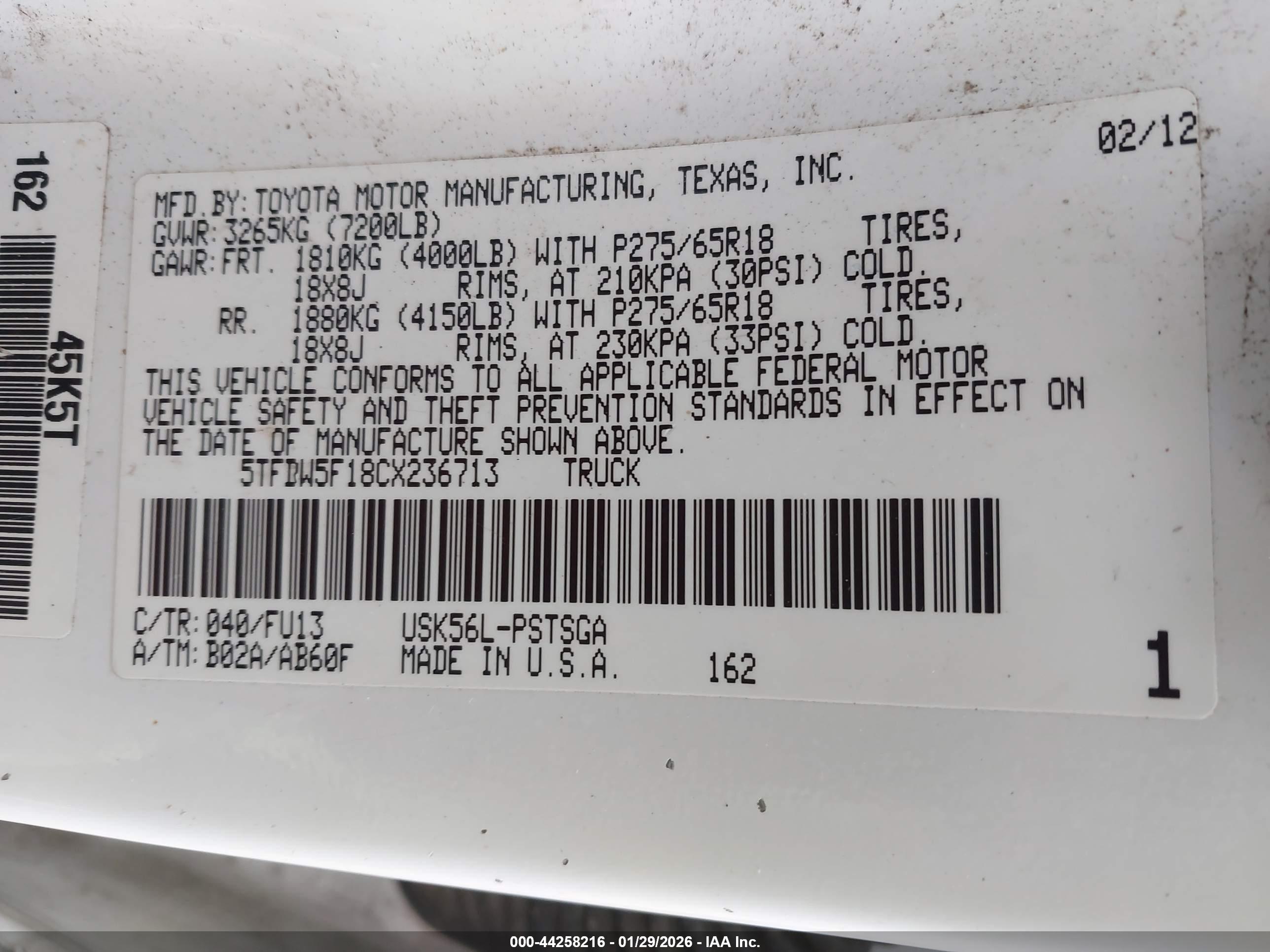 TOYOTA TUNDRA image 9