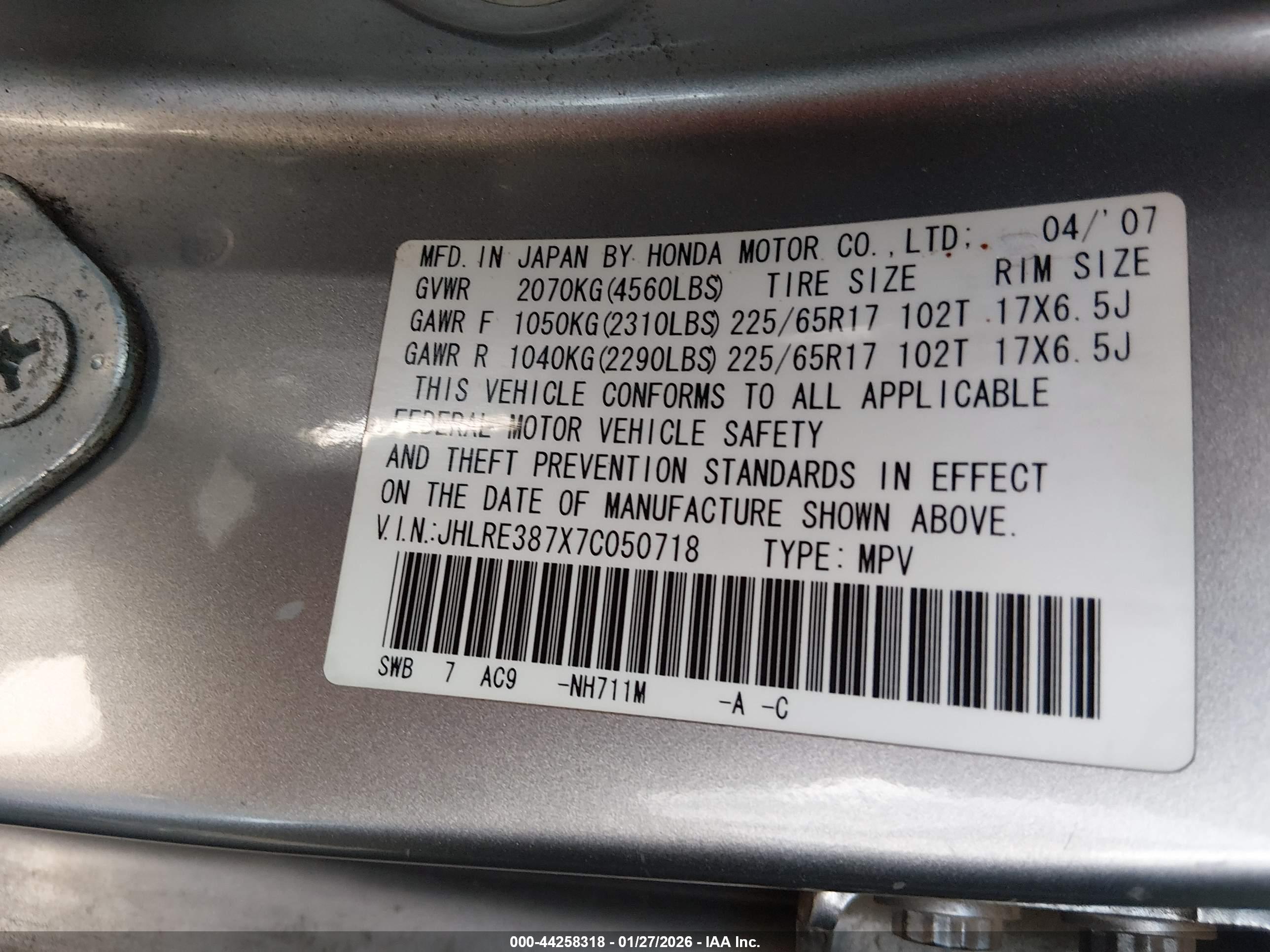 HONDA CR-V image 9