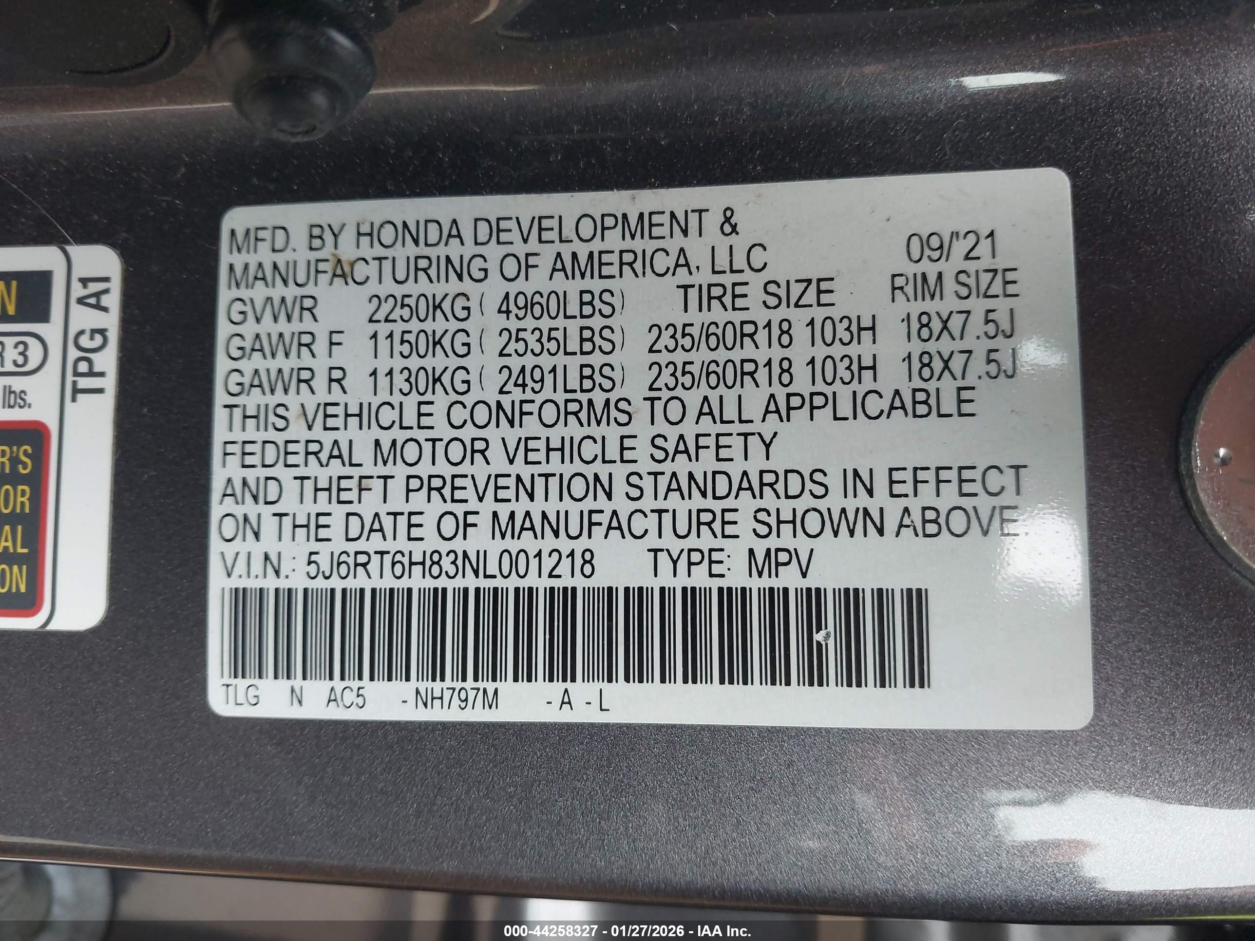 HONDA CR-V image 9