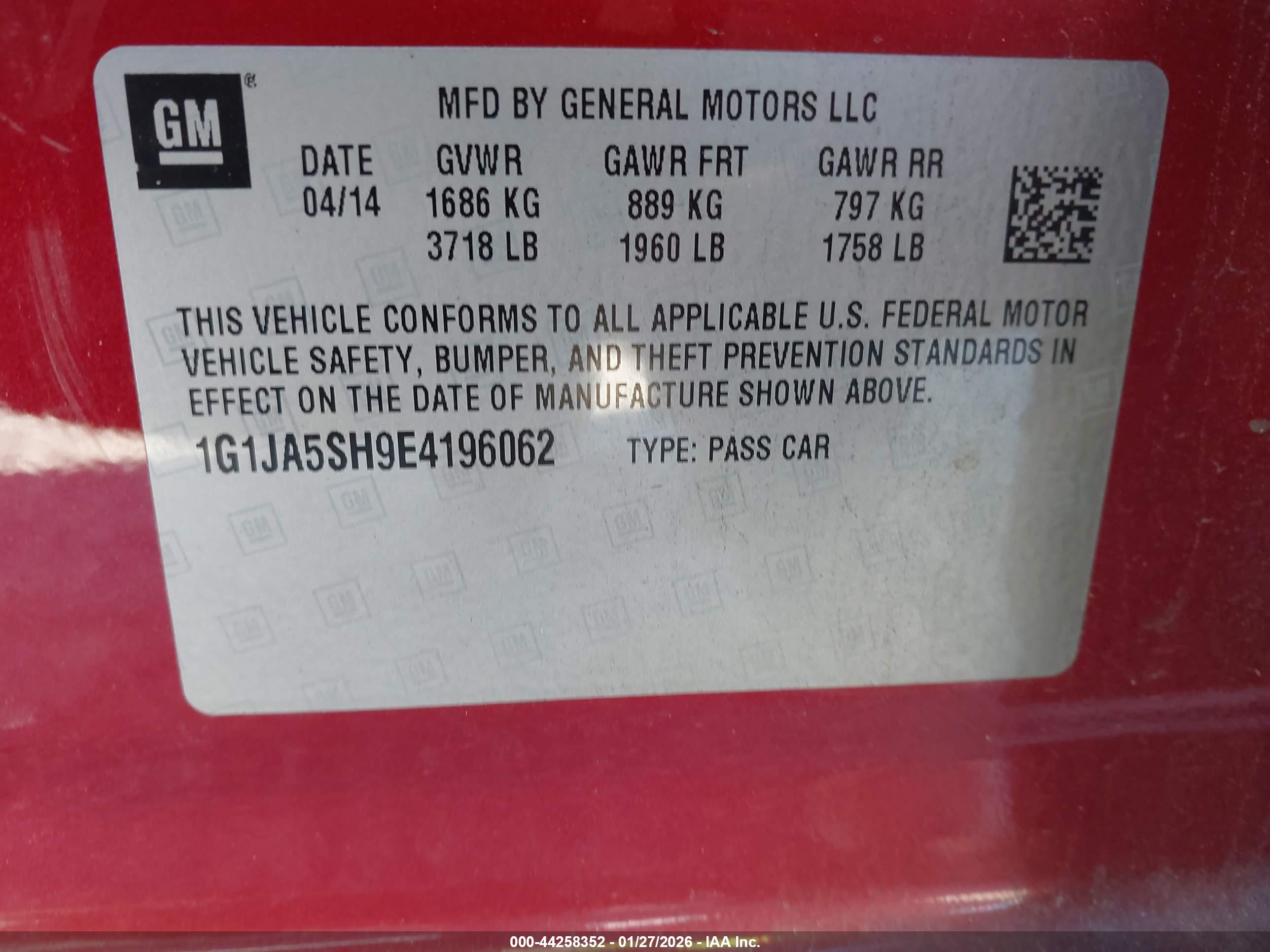 CHEVROLET SONIC image 9