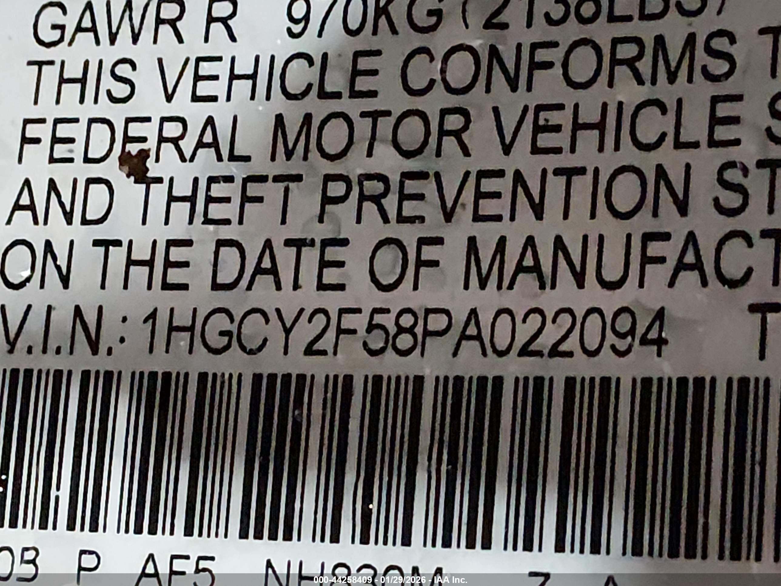 HONDA ACCORD image 9