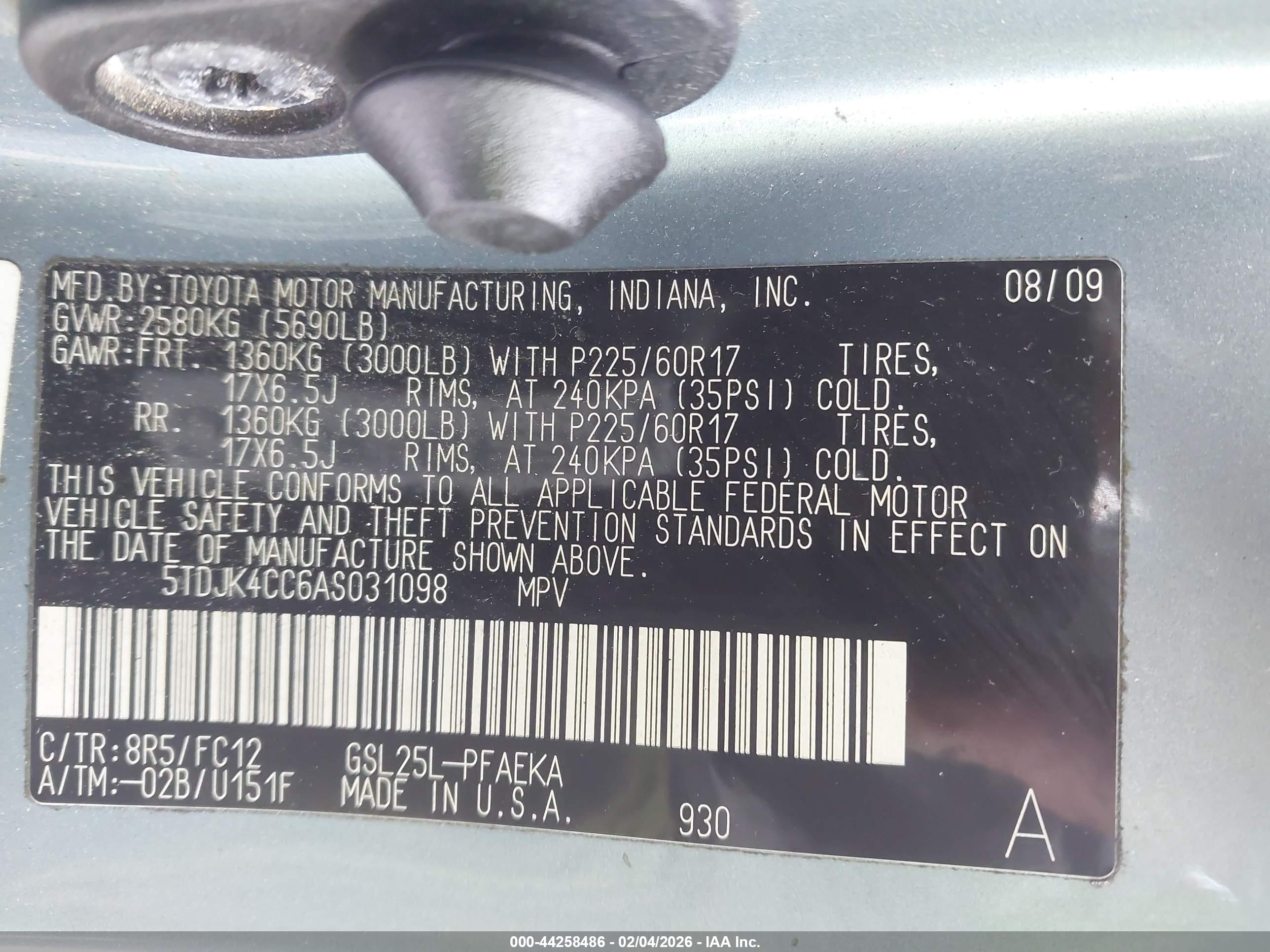 TOYOTA SIENNA image 9