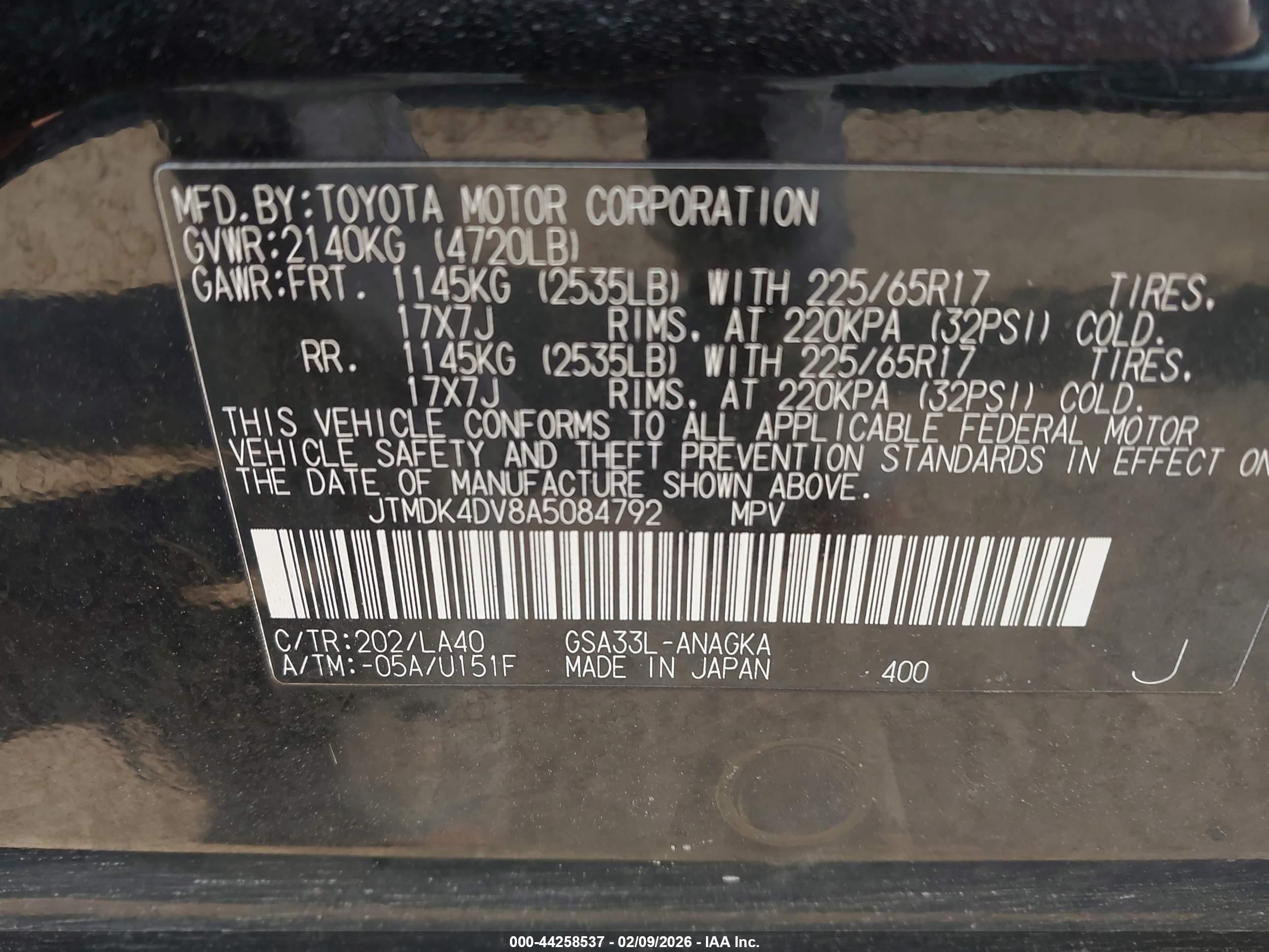 TOYOTA RAV4 image 9