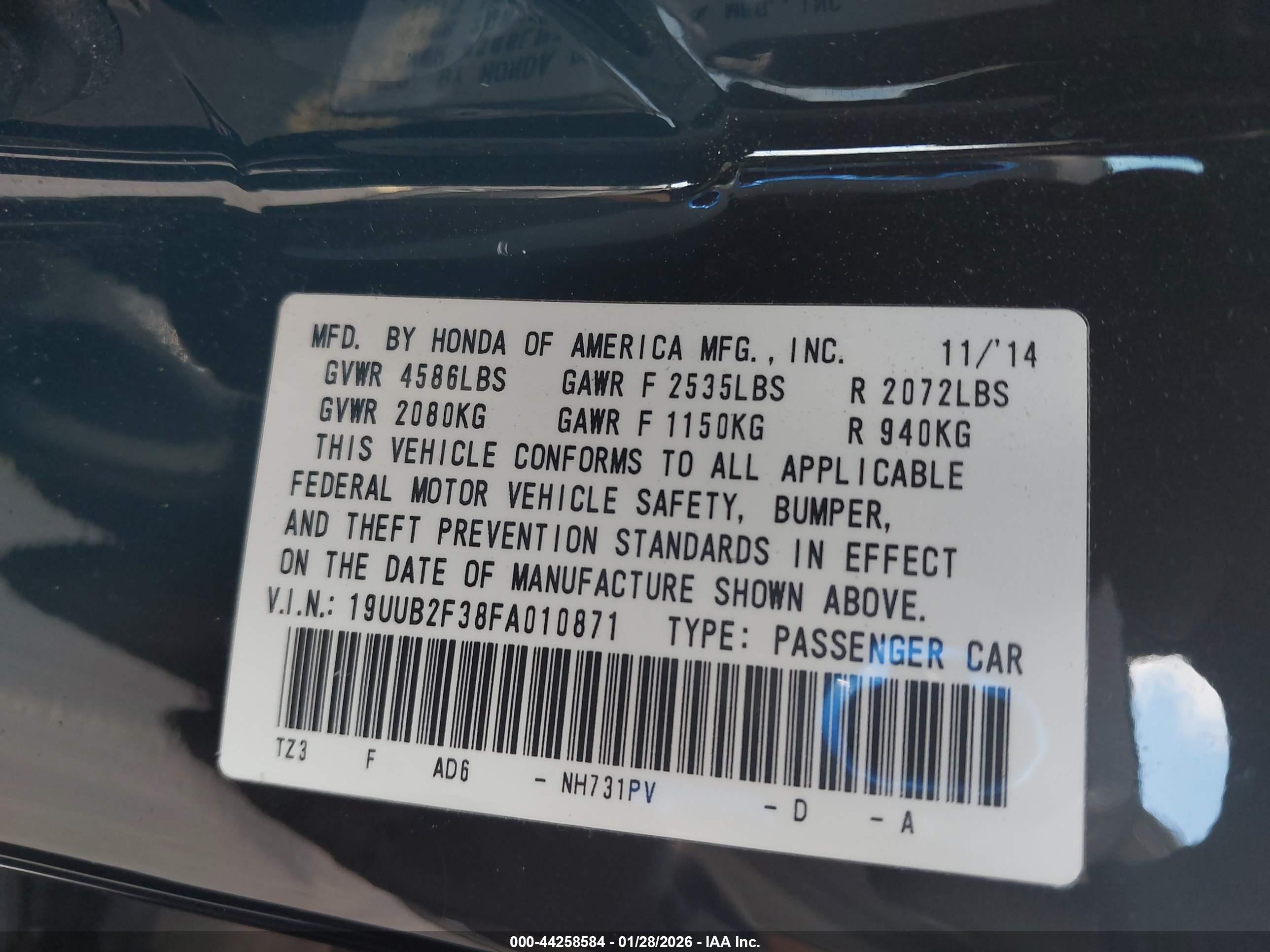 ACURA TLX image 9