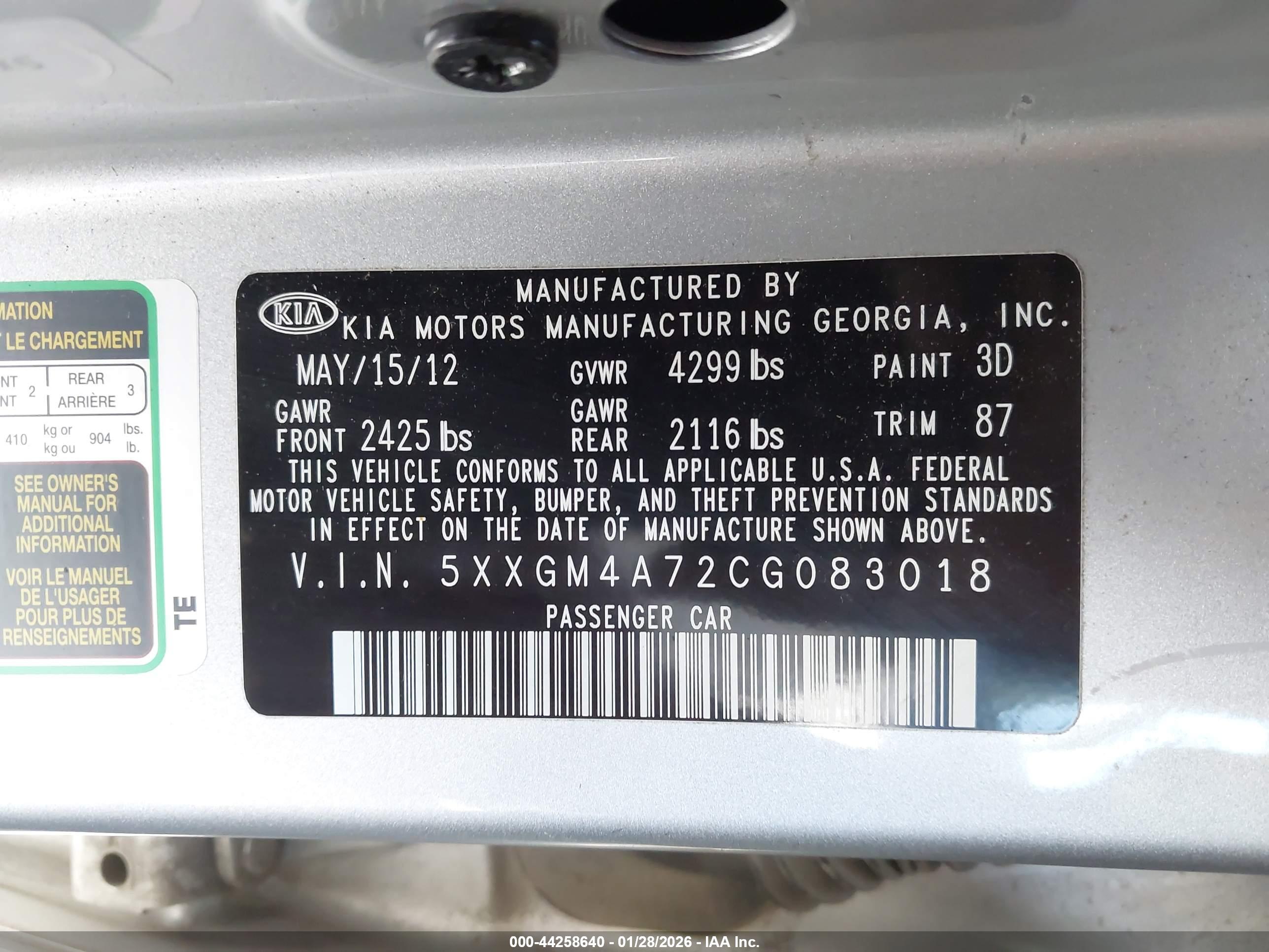 KIA OPTIMA image 9