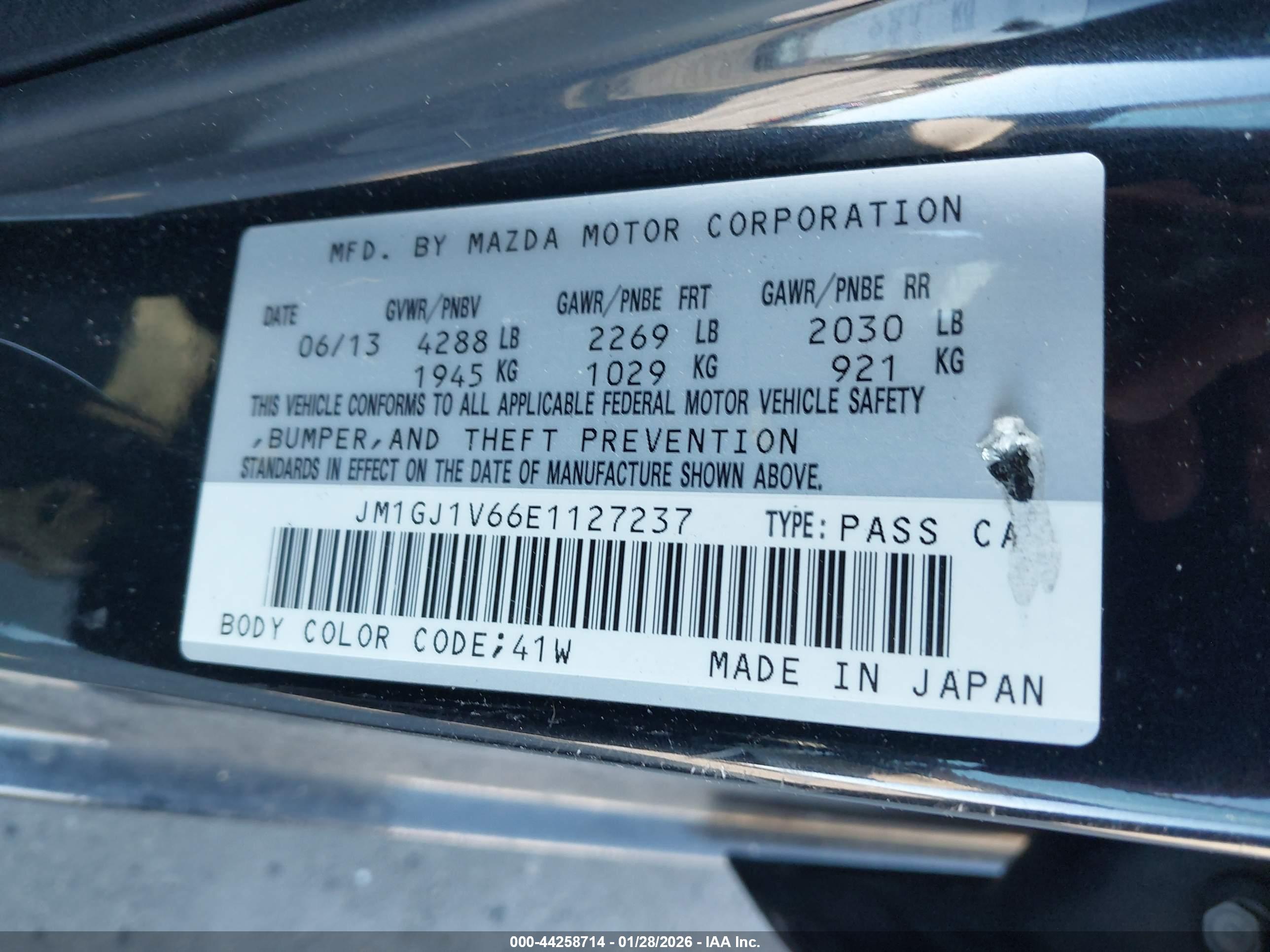 MAZDA MAZDA6 image 9