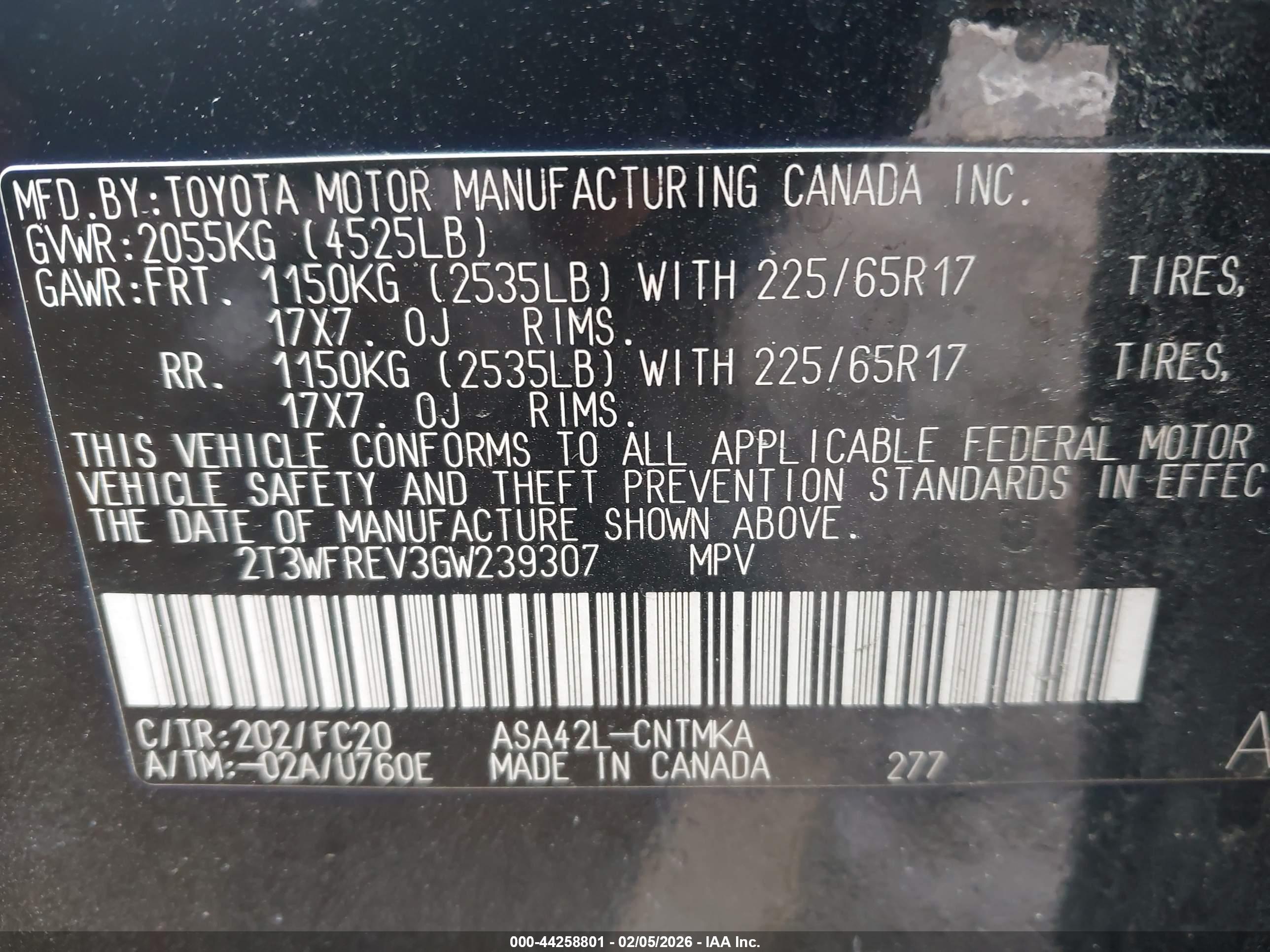 TOYOTA RAV4 image 9