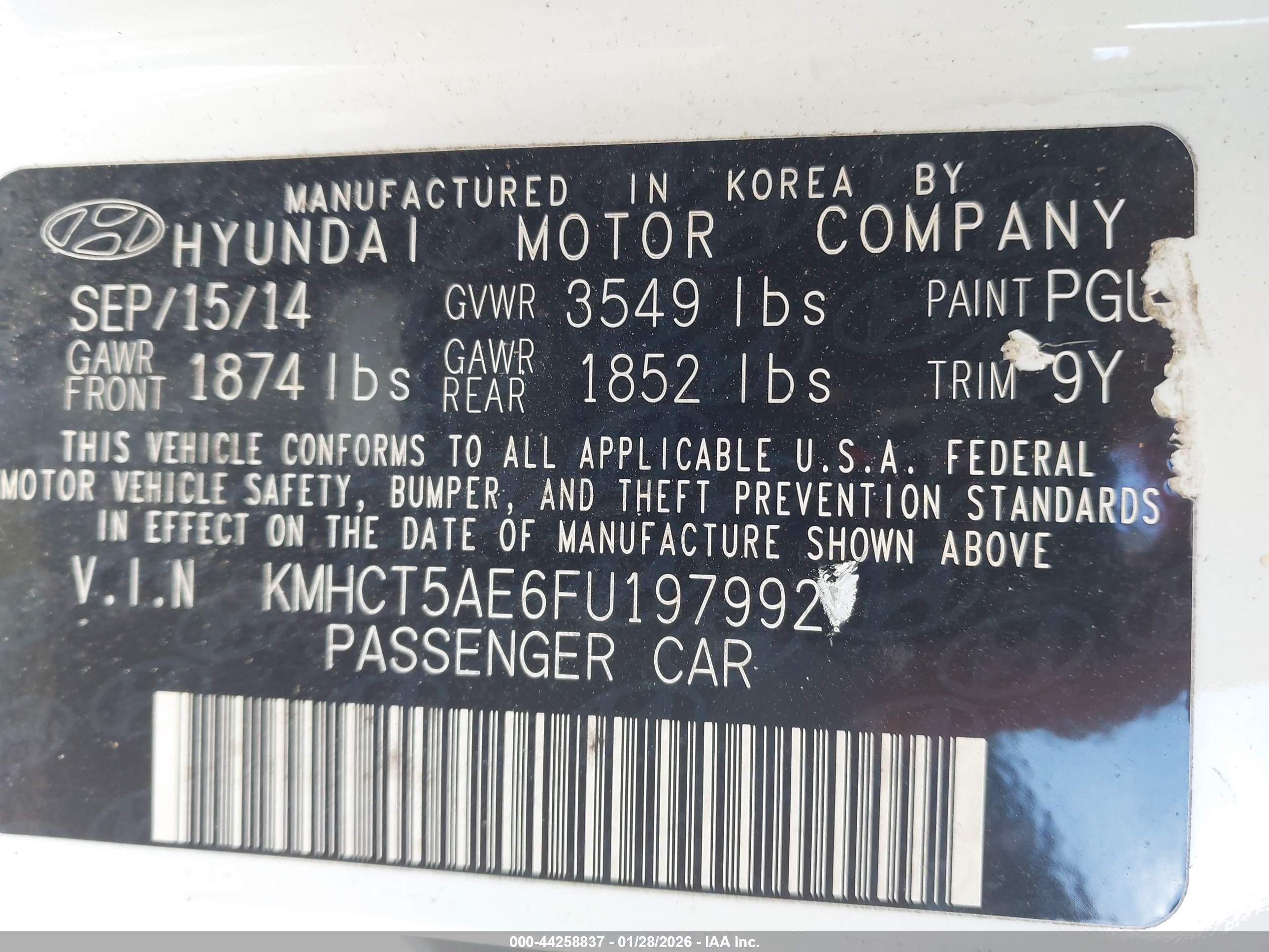 HYUNDAI ACCENT image 9