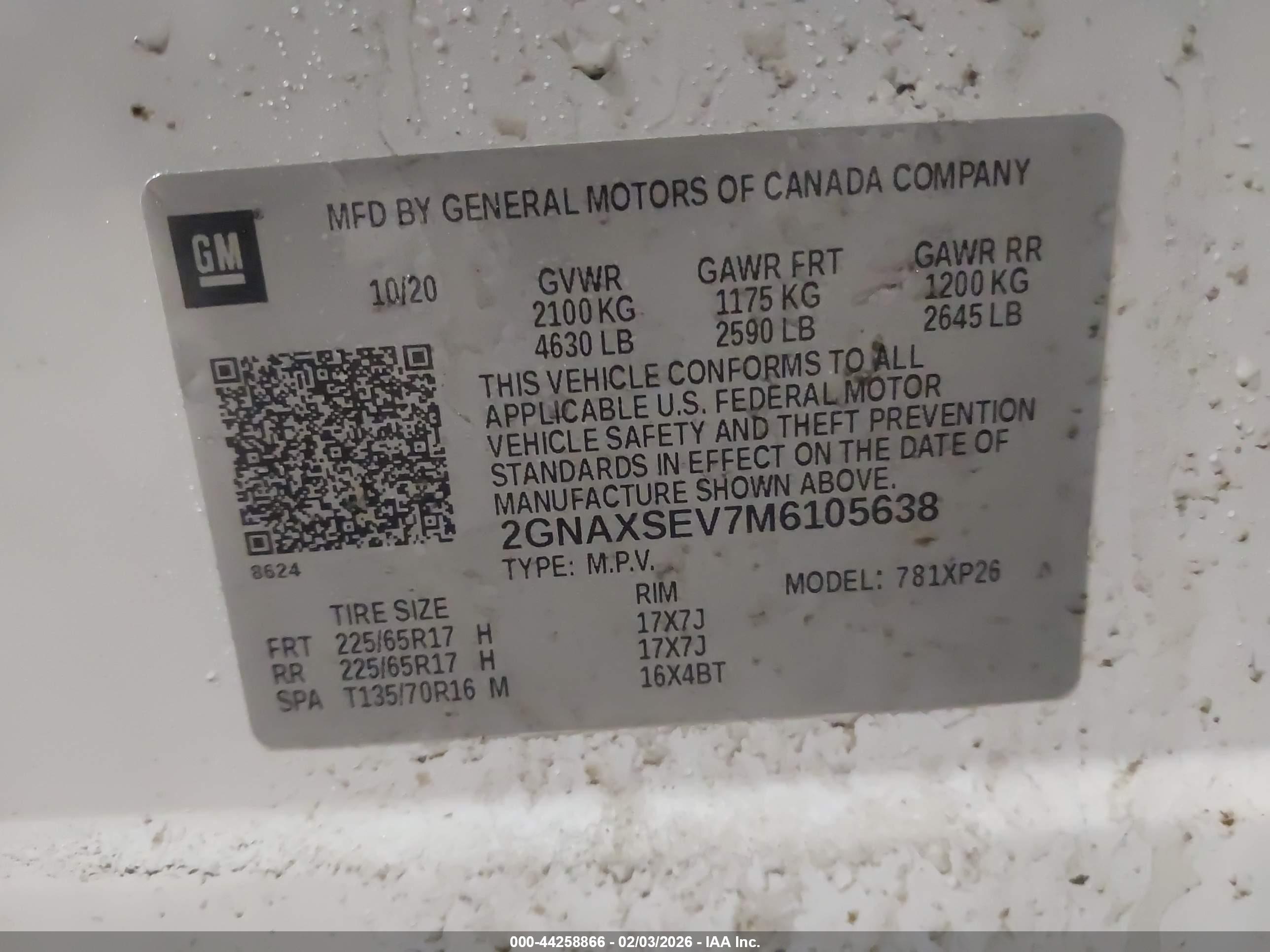 CHEVROLET EQUINOX image 9