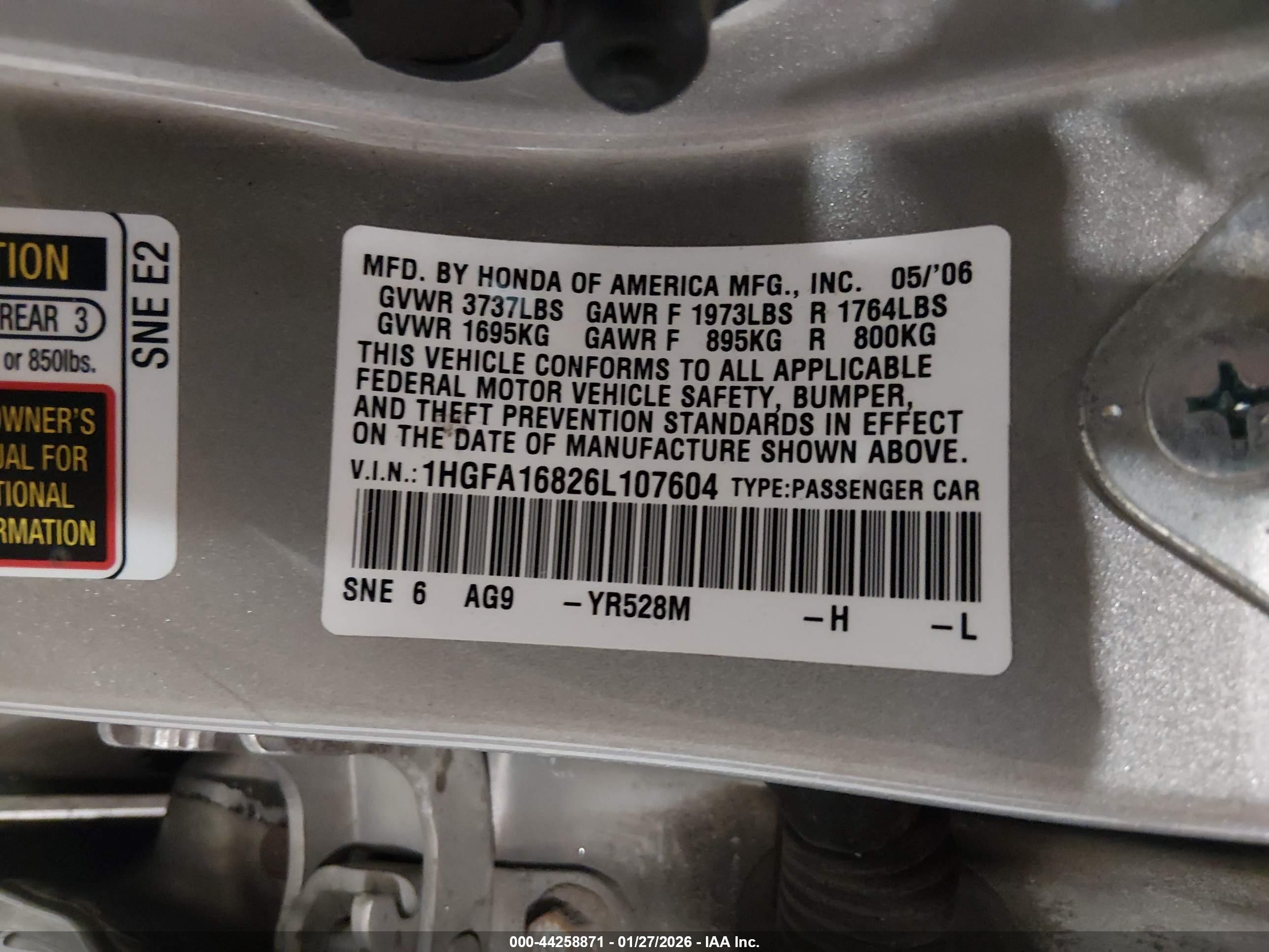 HONDA CIVIC image 9