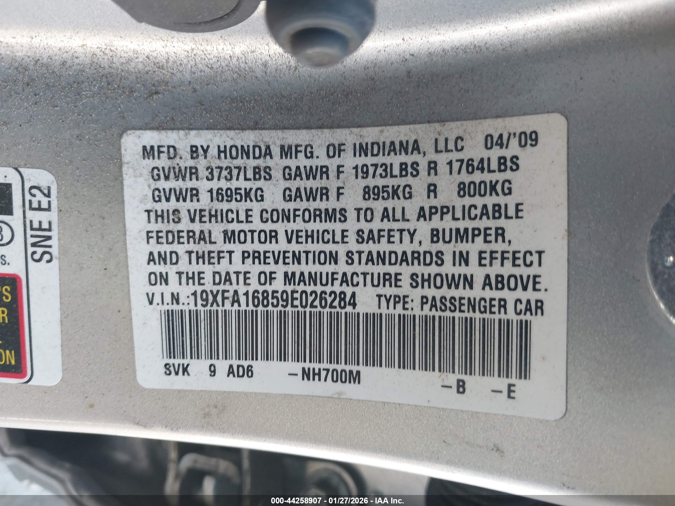 HONDA CIVIC image 9