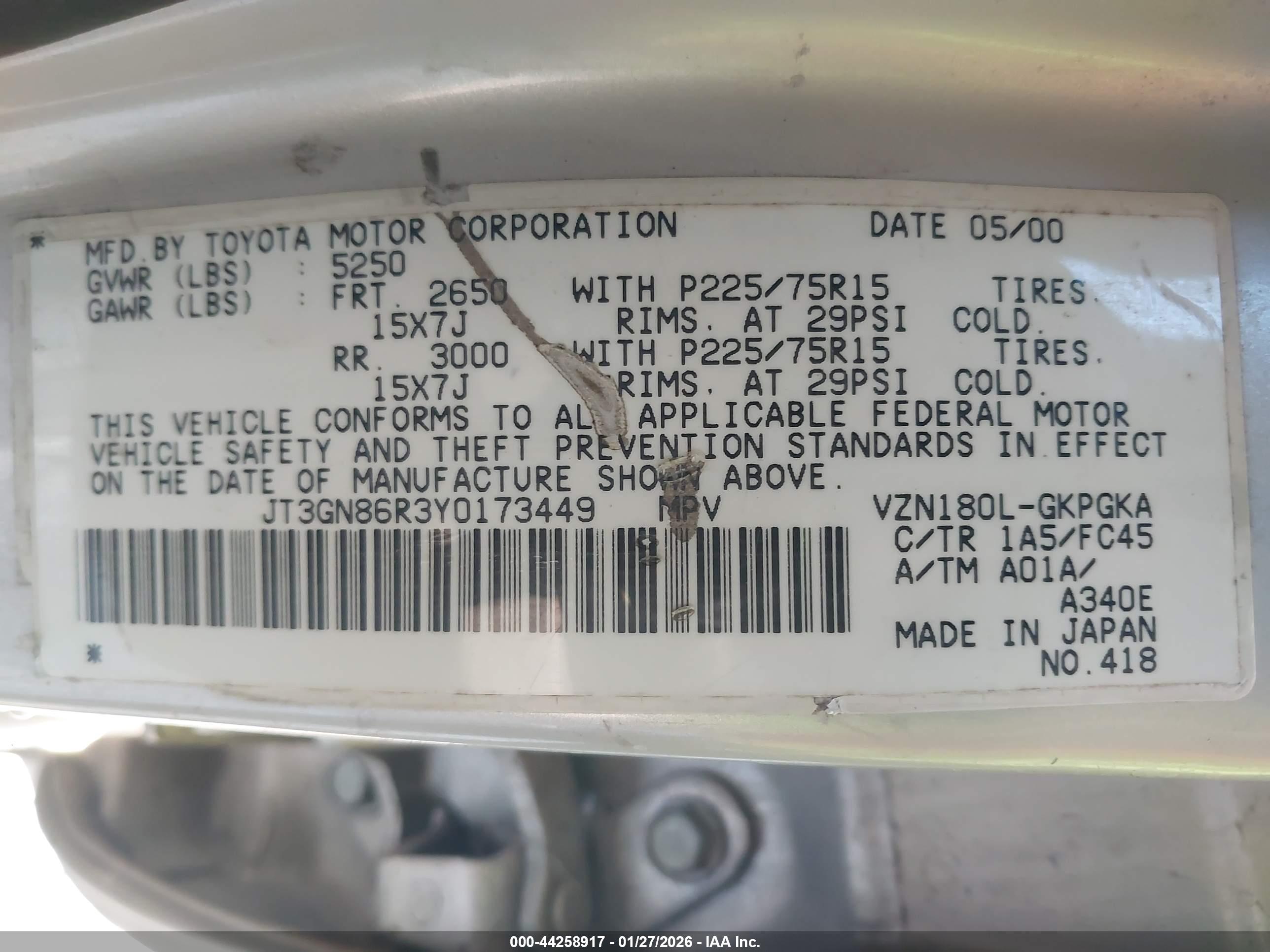 TOYOTA 4RUNNER image 9