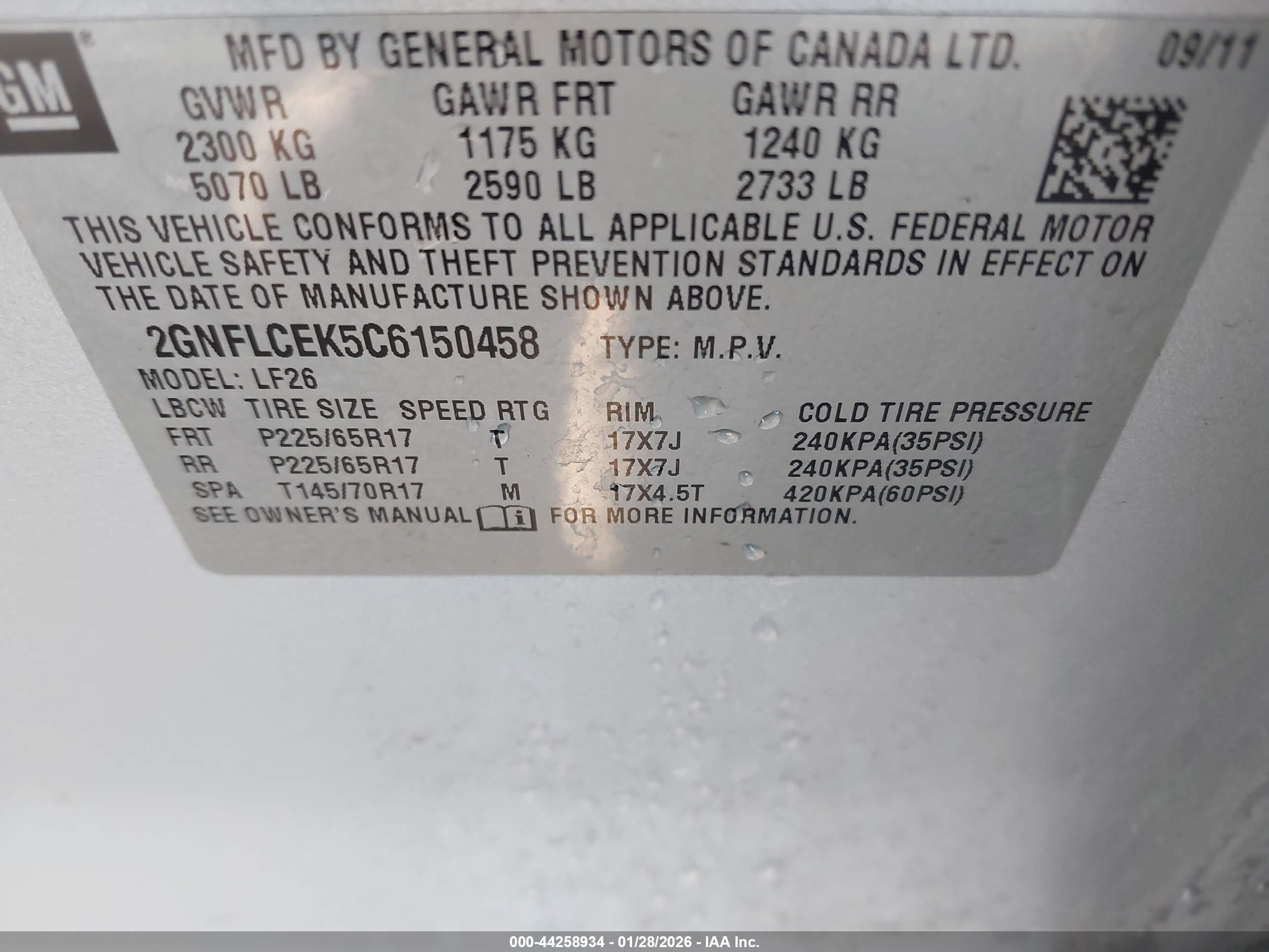 CHEVROLET EQUINOX image 9