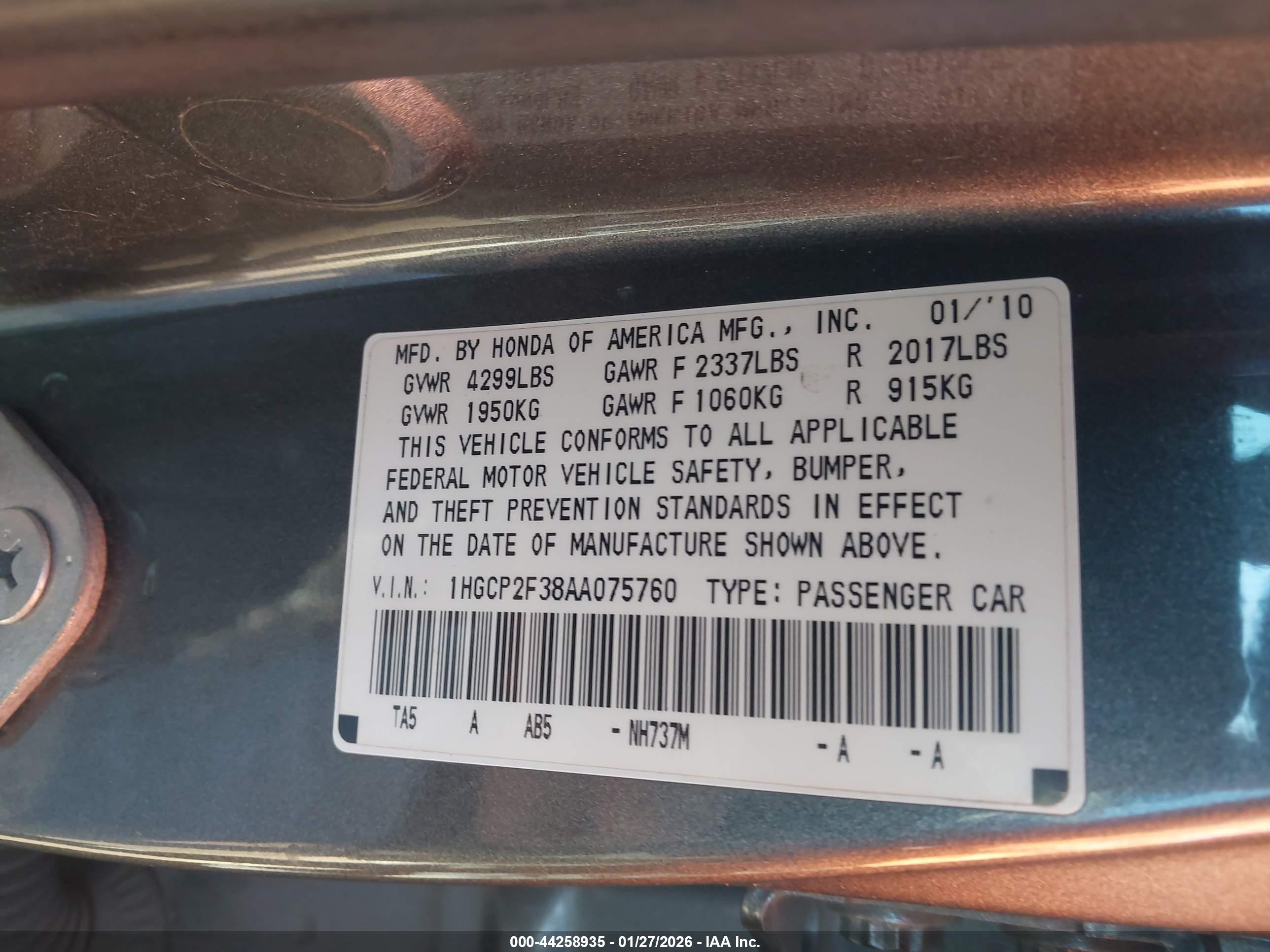 HONDA ACCORD image 9