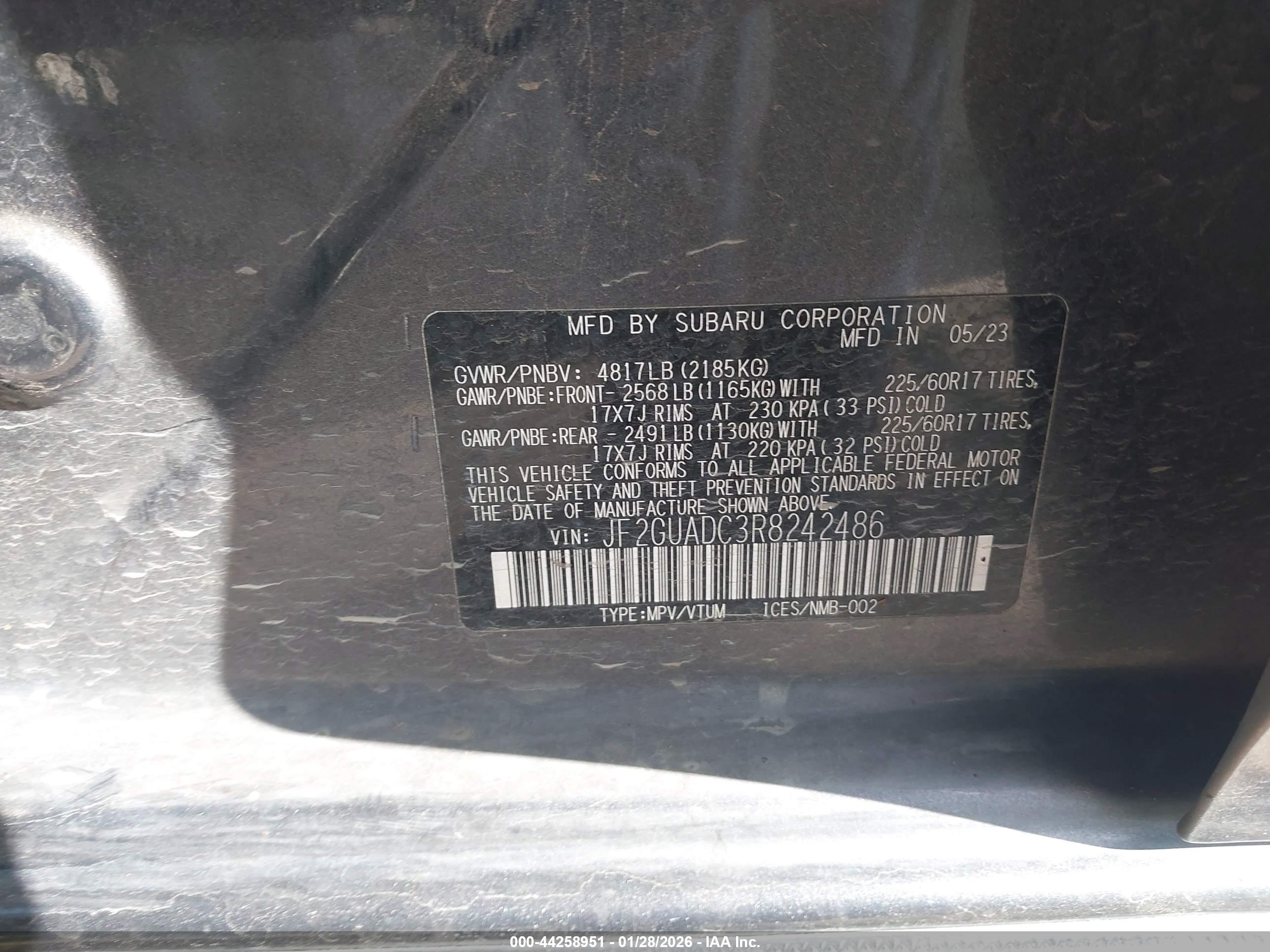 SUBARU CROSSTREK image 9