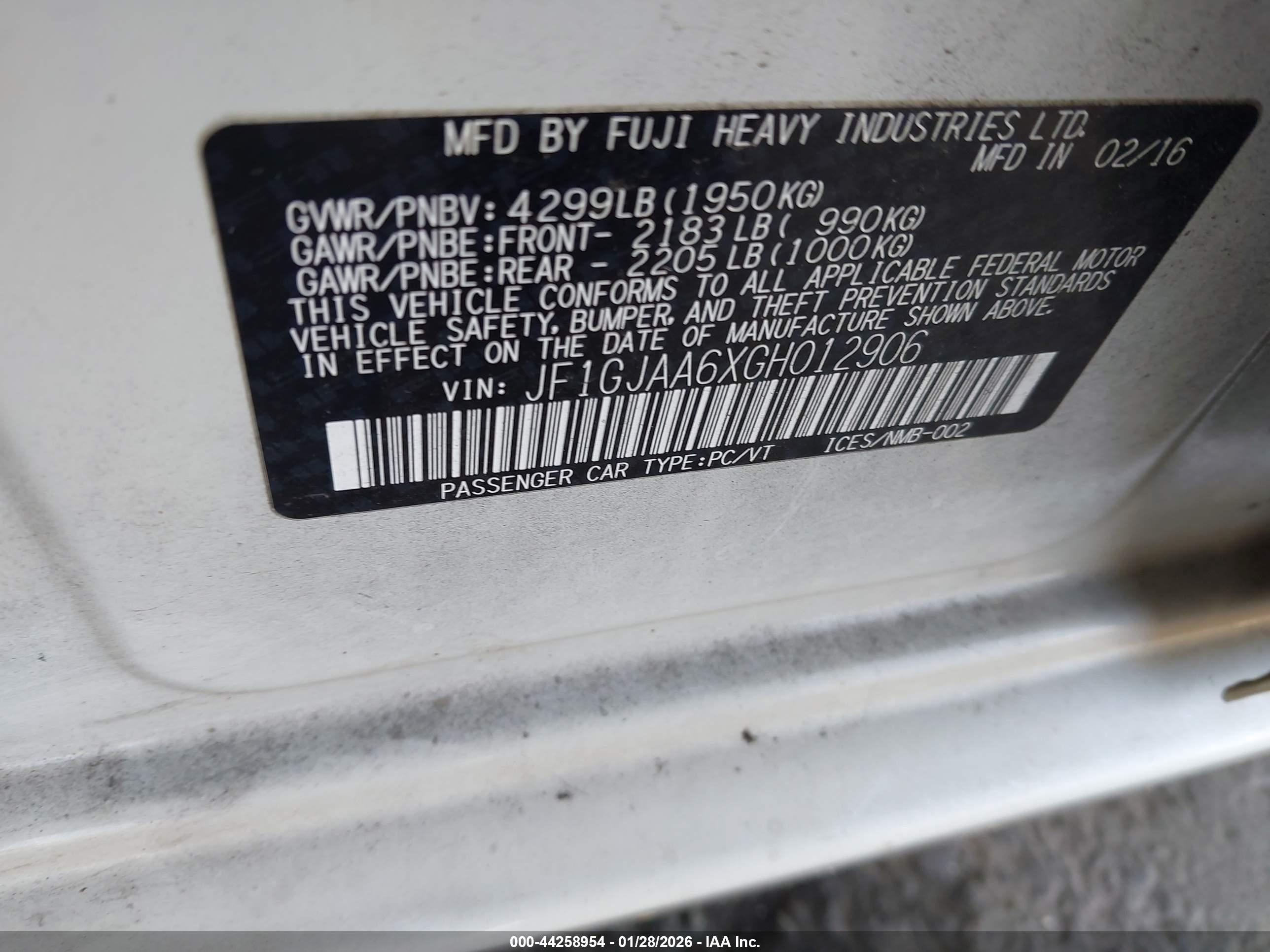 SUBARU IMPREZA image 9