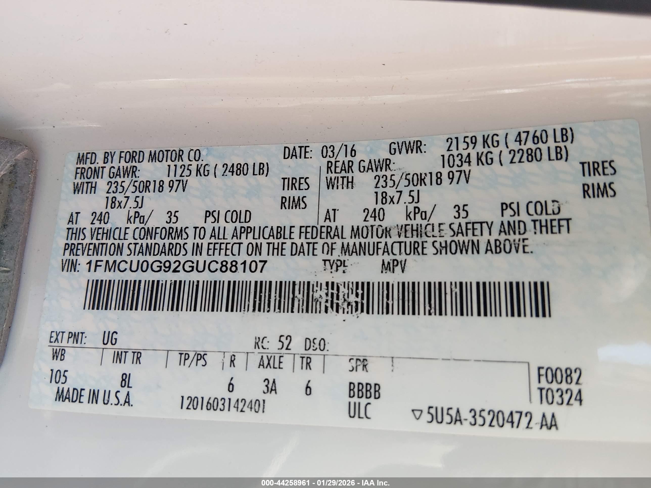 FORD ESCAPE image 9