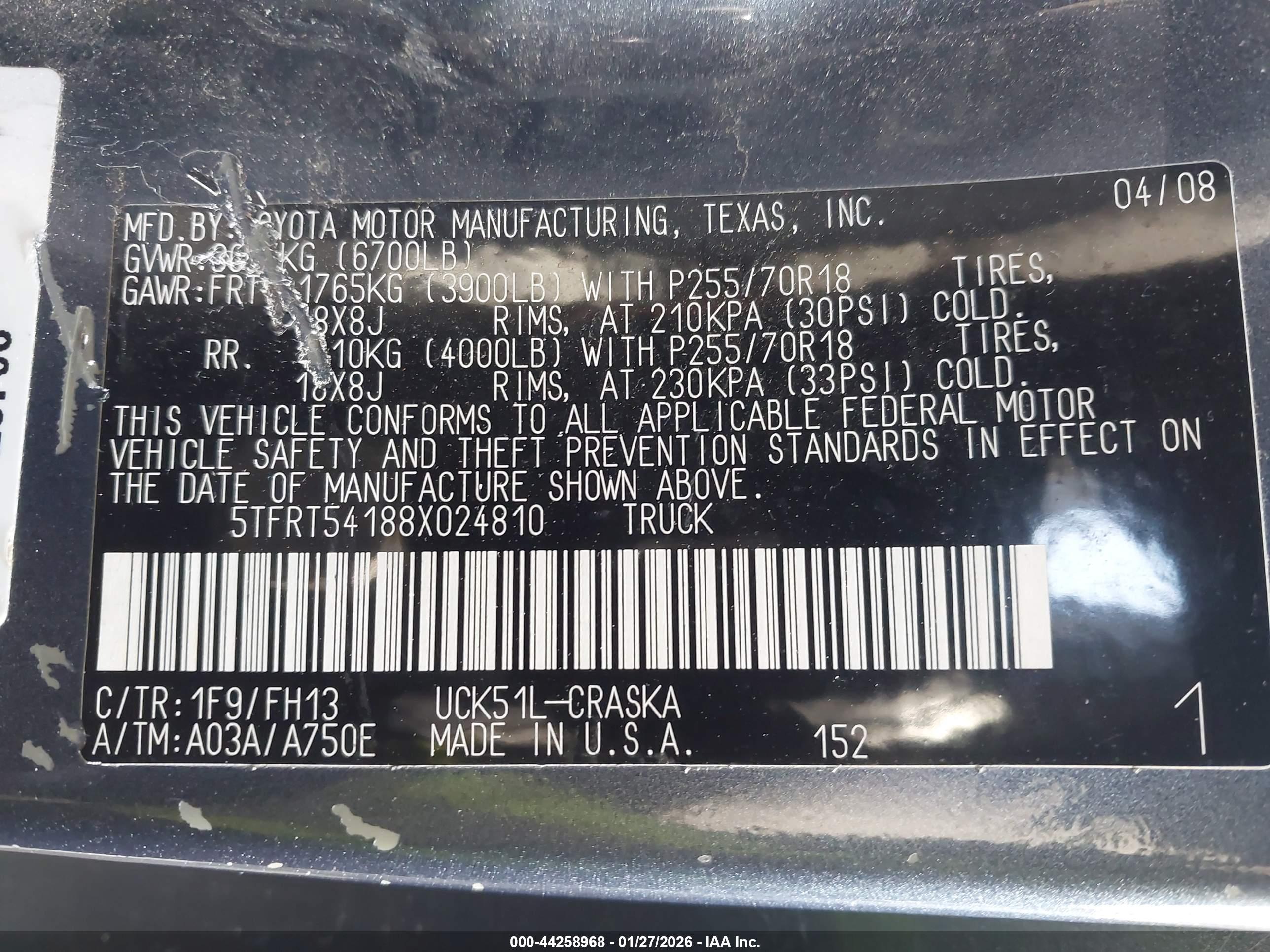 TOYOTA TUNDRA image 9