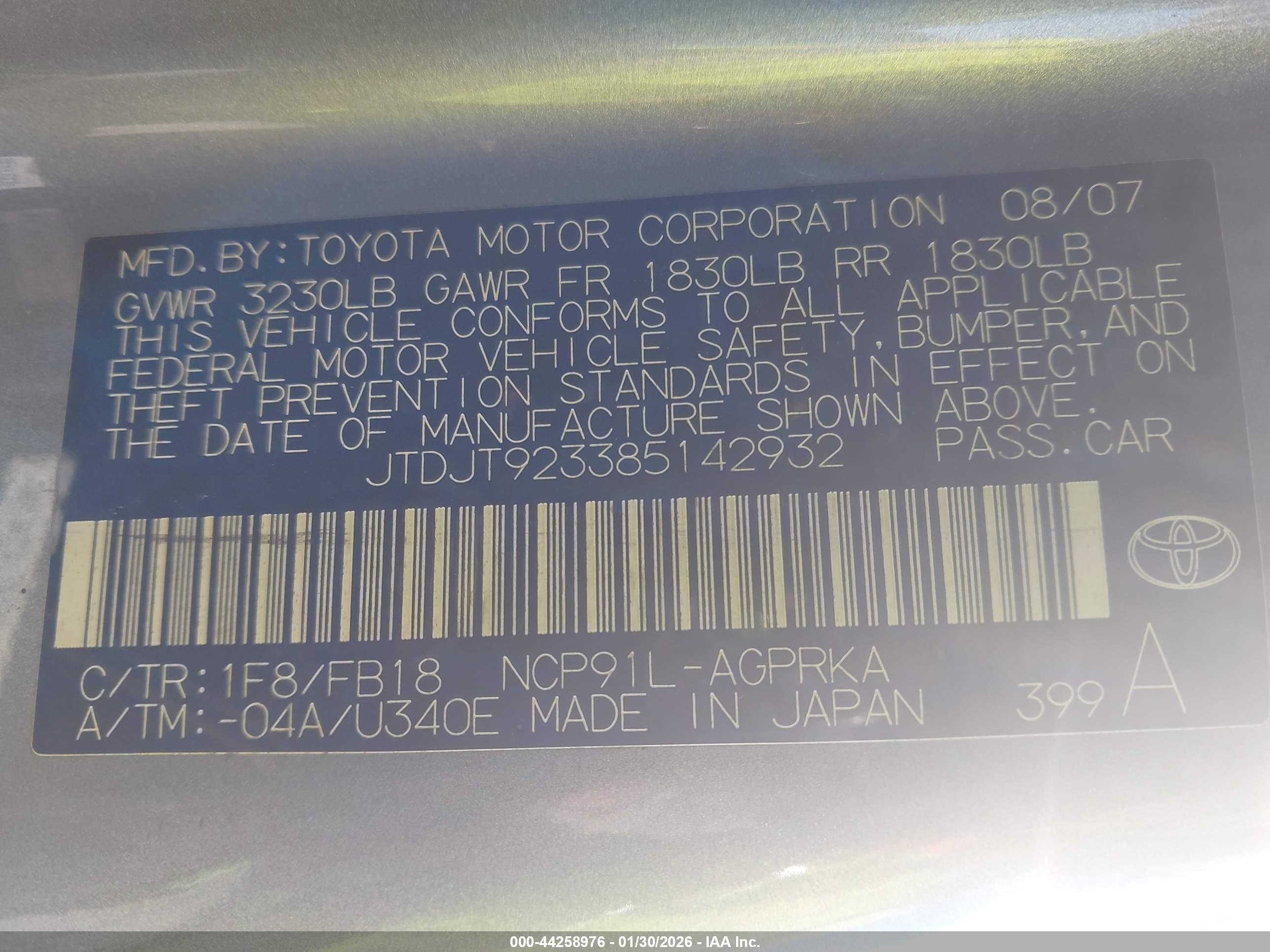 TOYOTA YARIS image 9