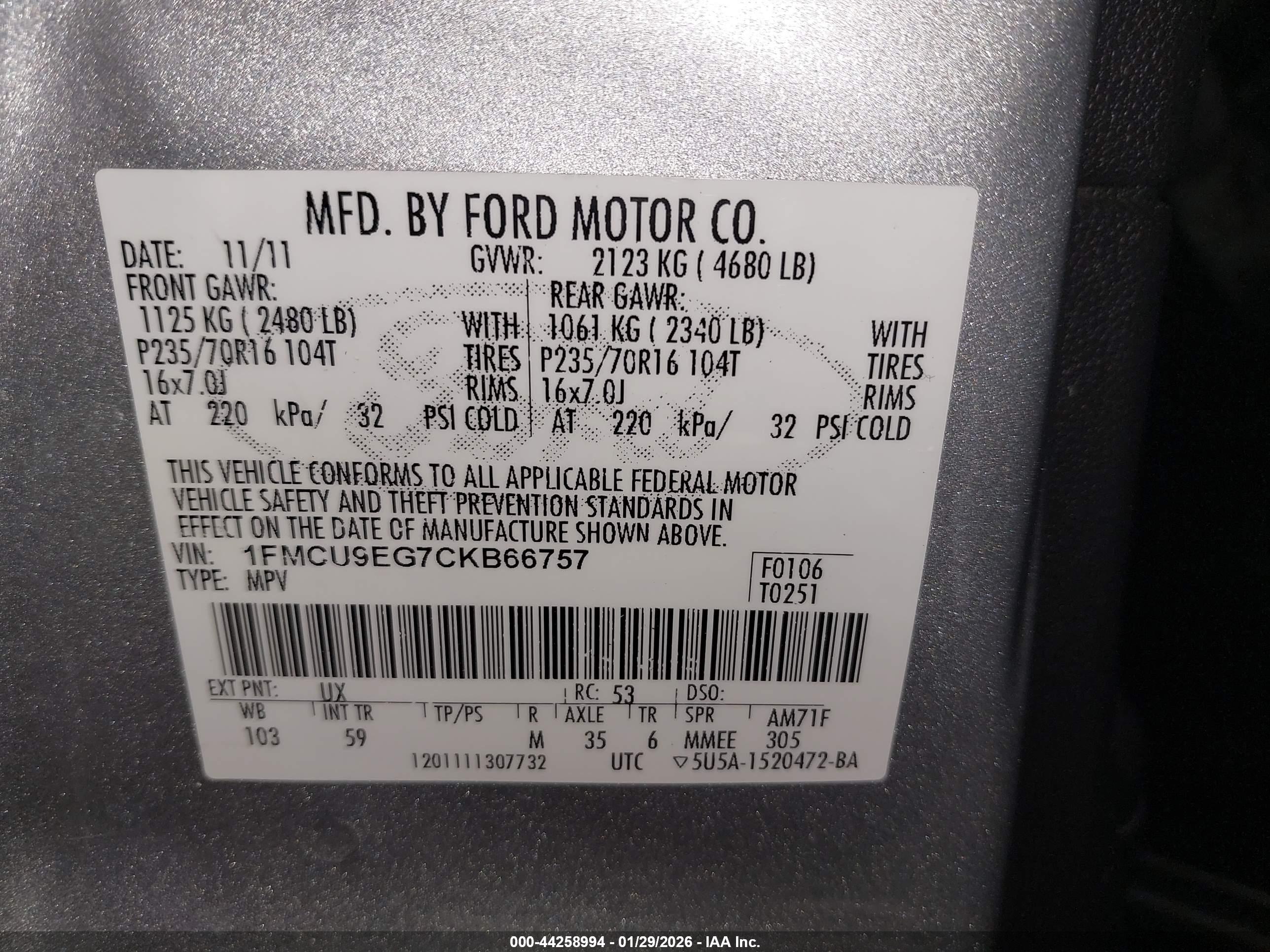FORD ESCAPE image 9