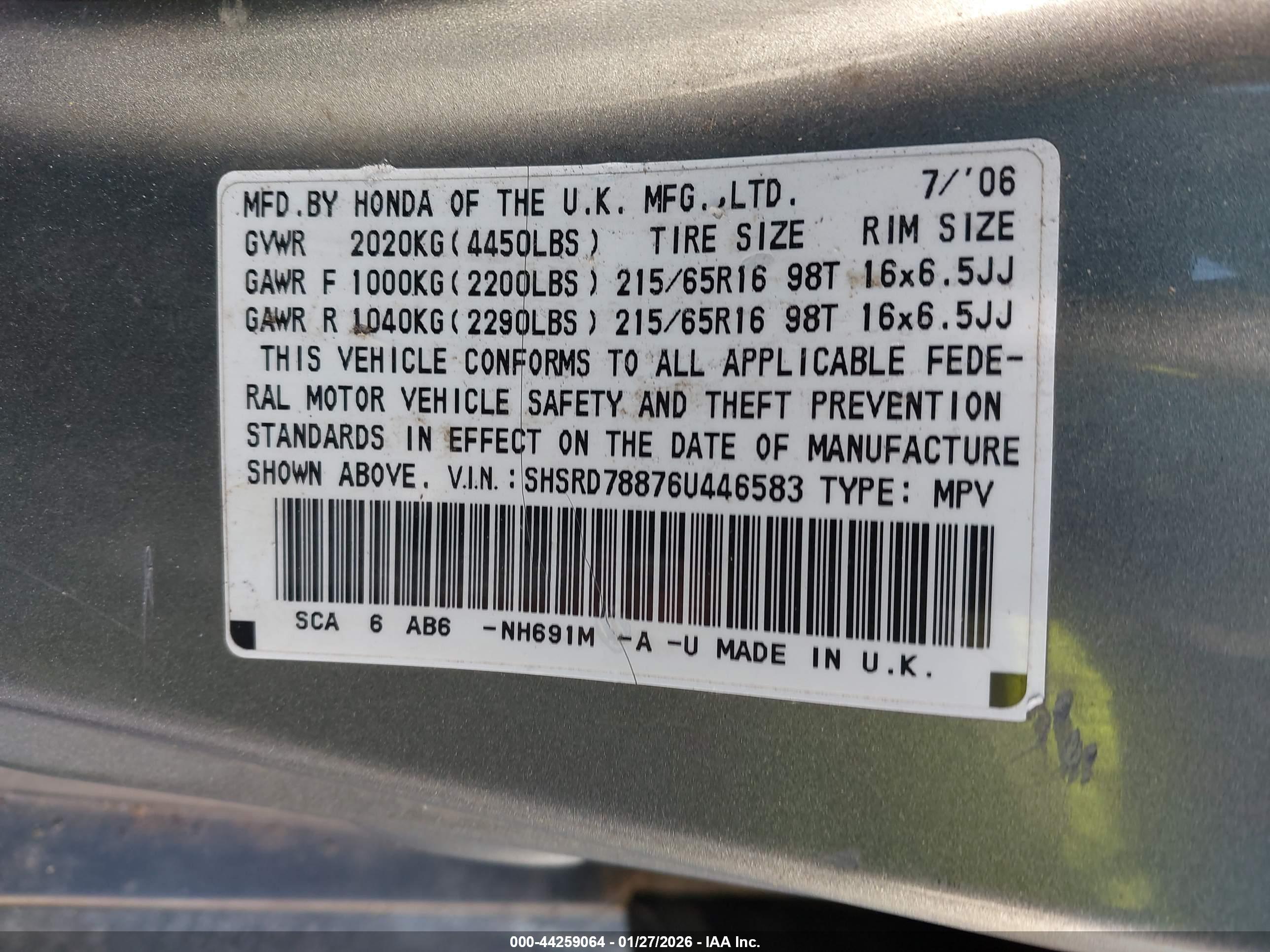 HONDA CR-V image 9