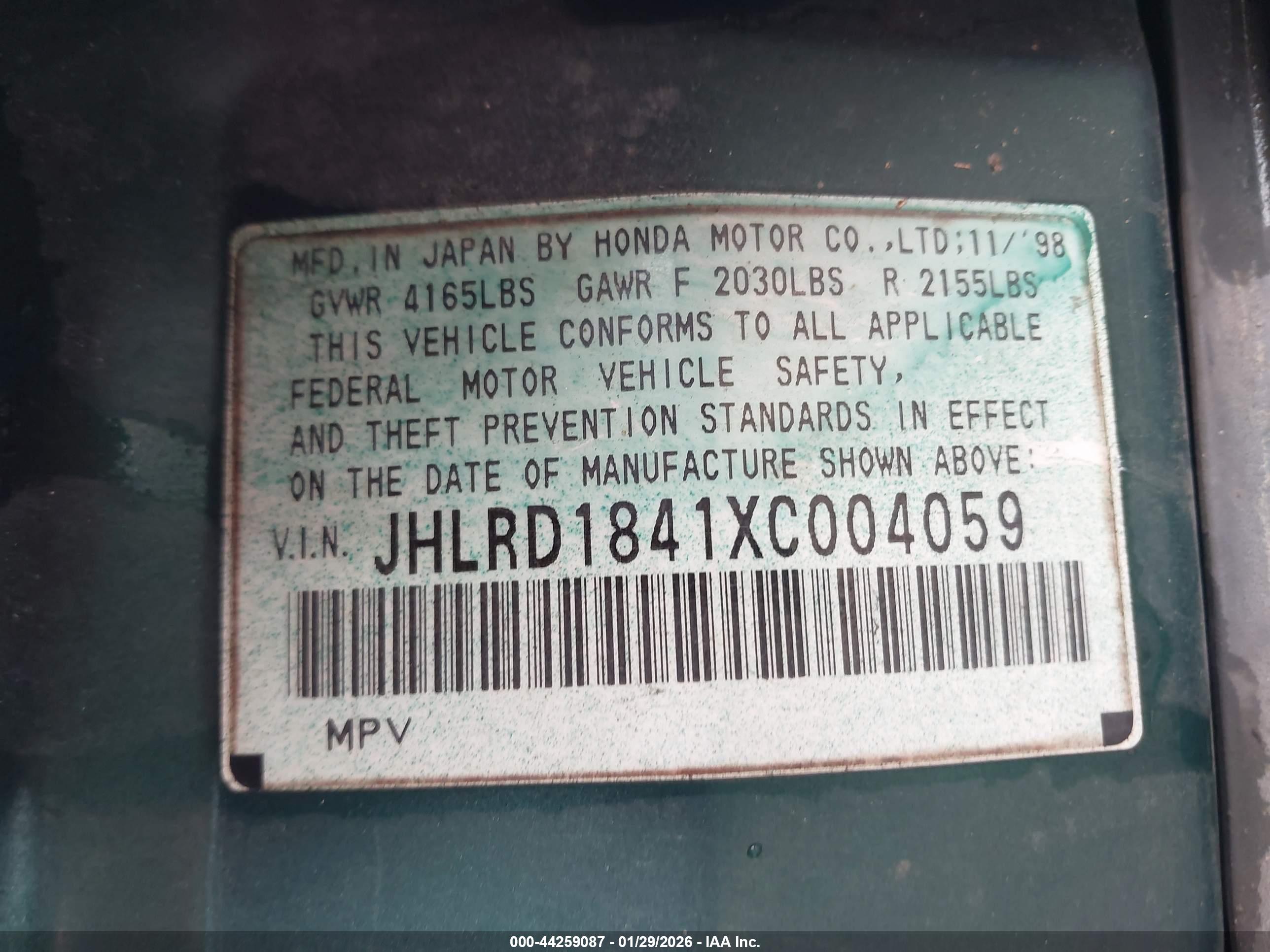 HONDA CR-V image 9