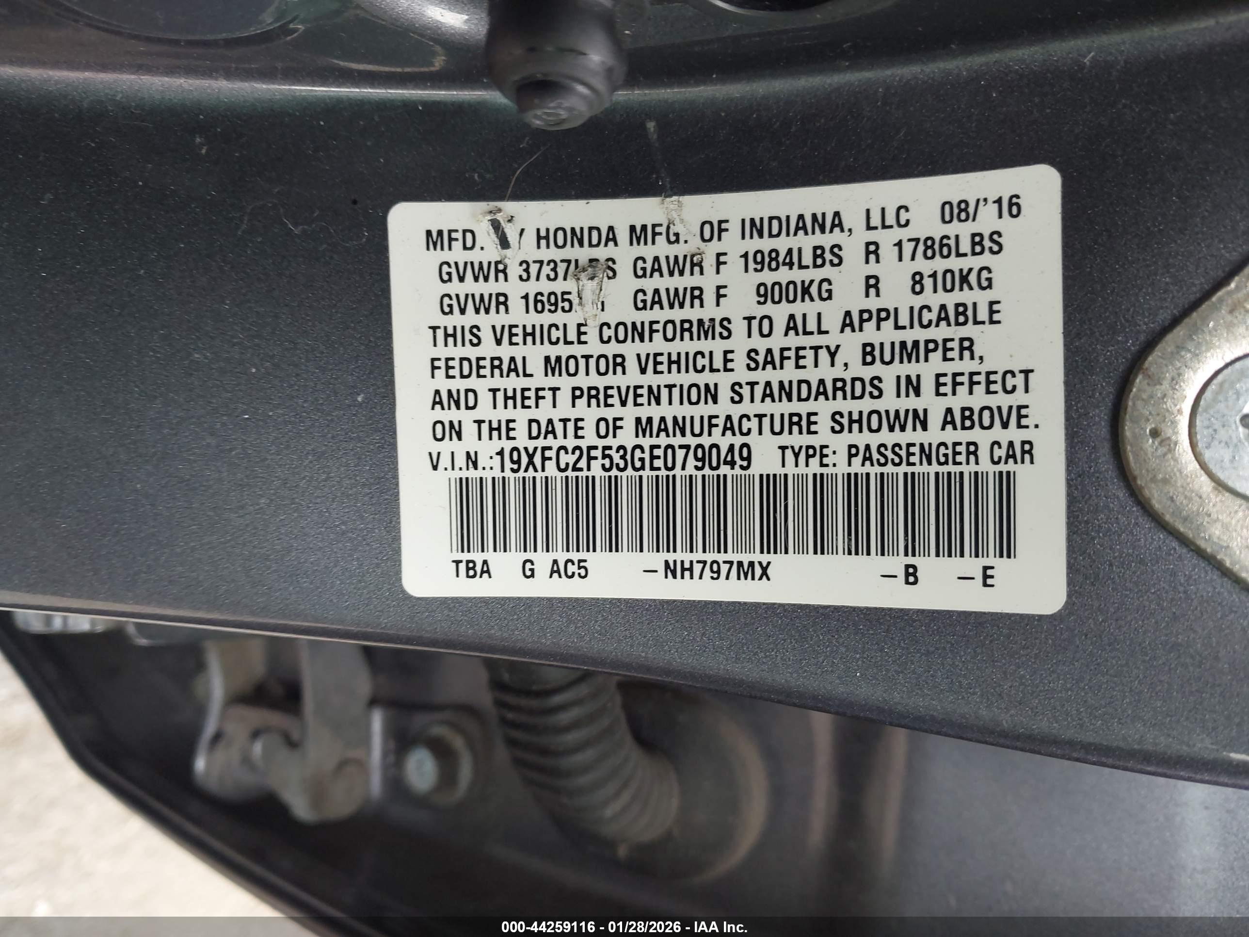 HONDA CIVIC image 9