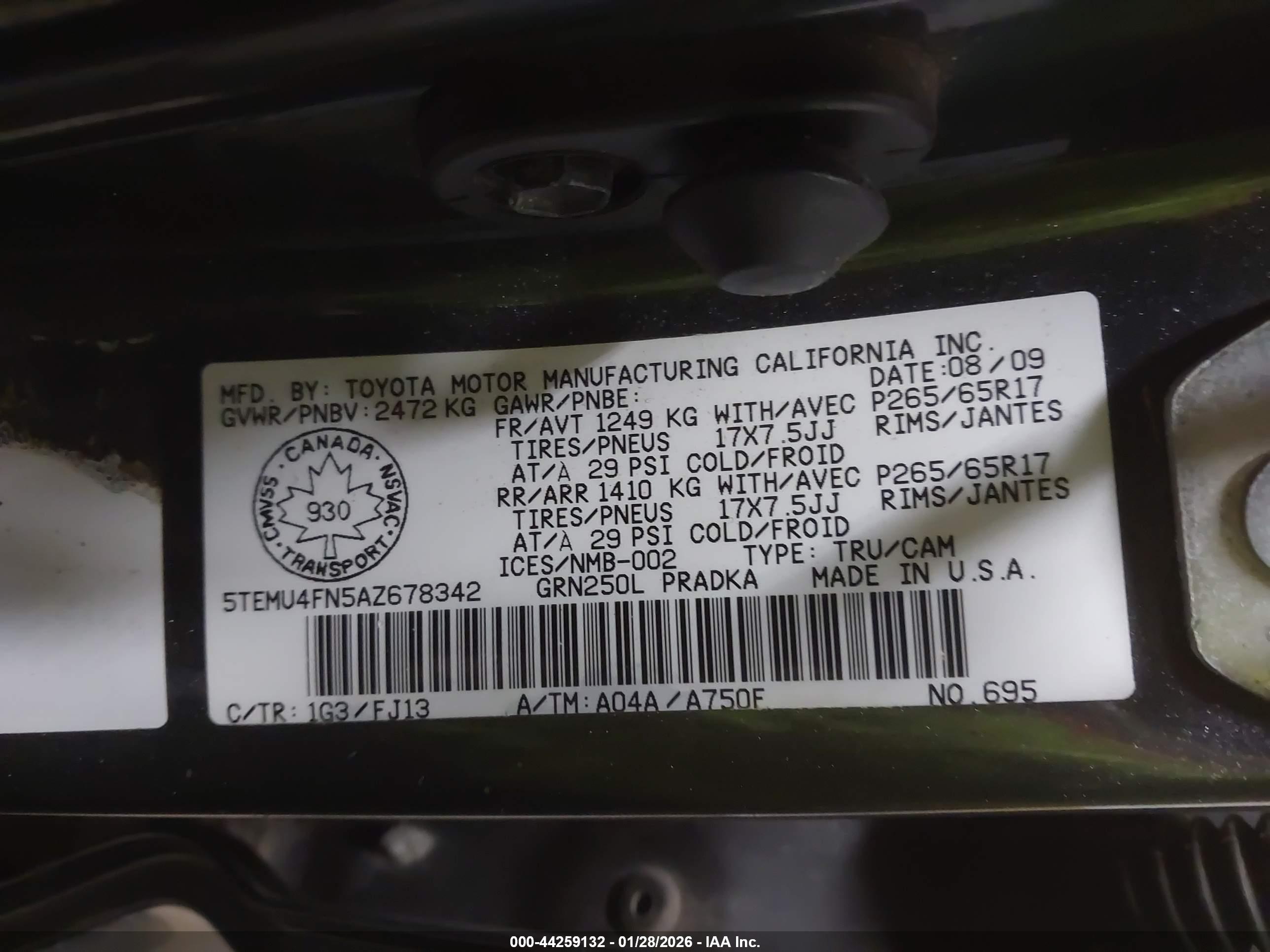 TOYOTA TACOMA image 9