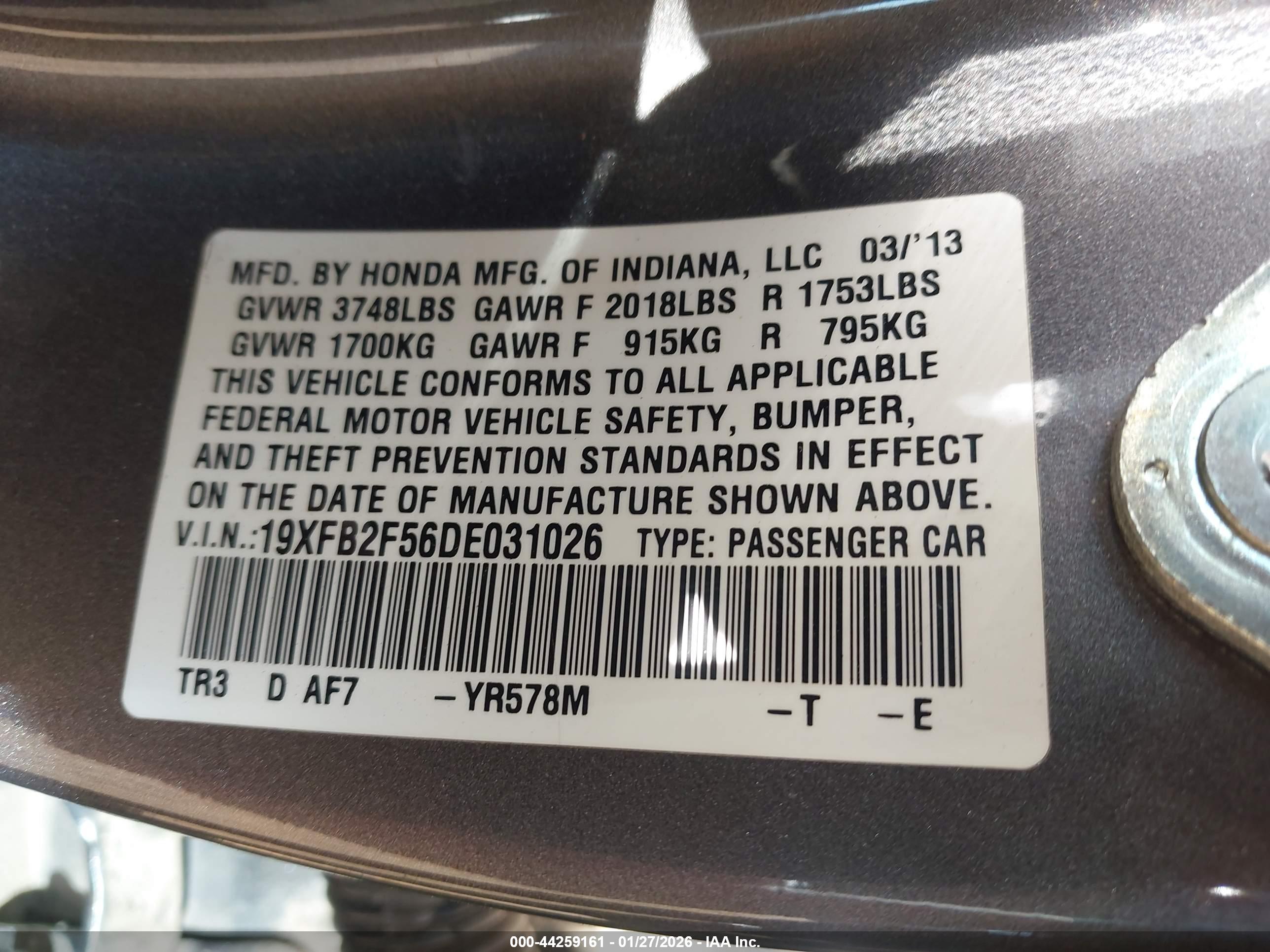 HONDA CIVIC image 9