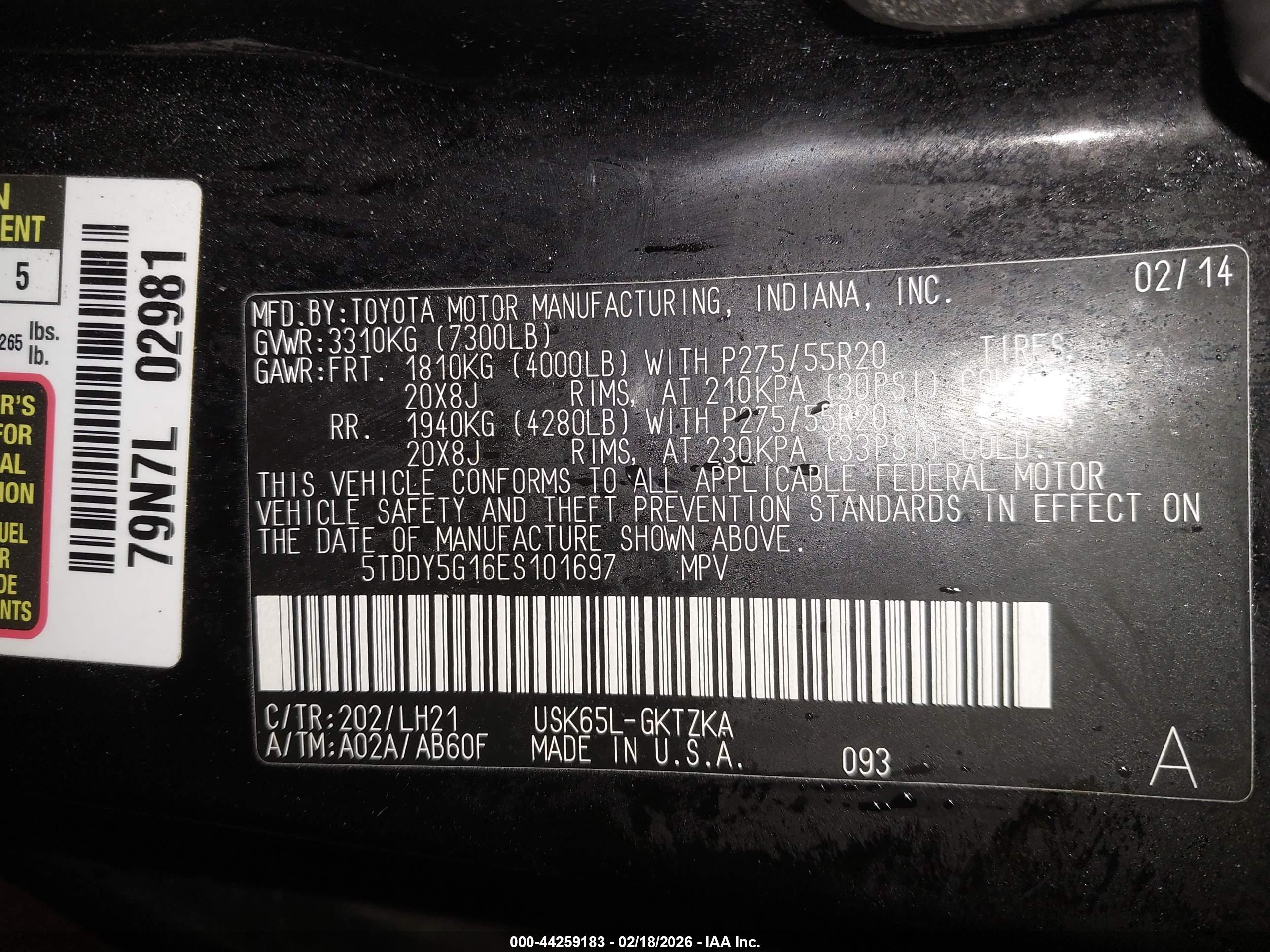 TOYOTA SEQUOIA image 9