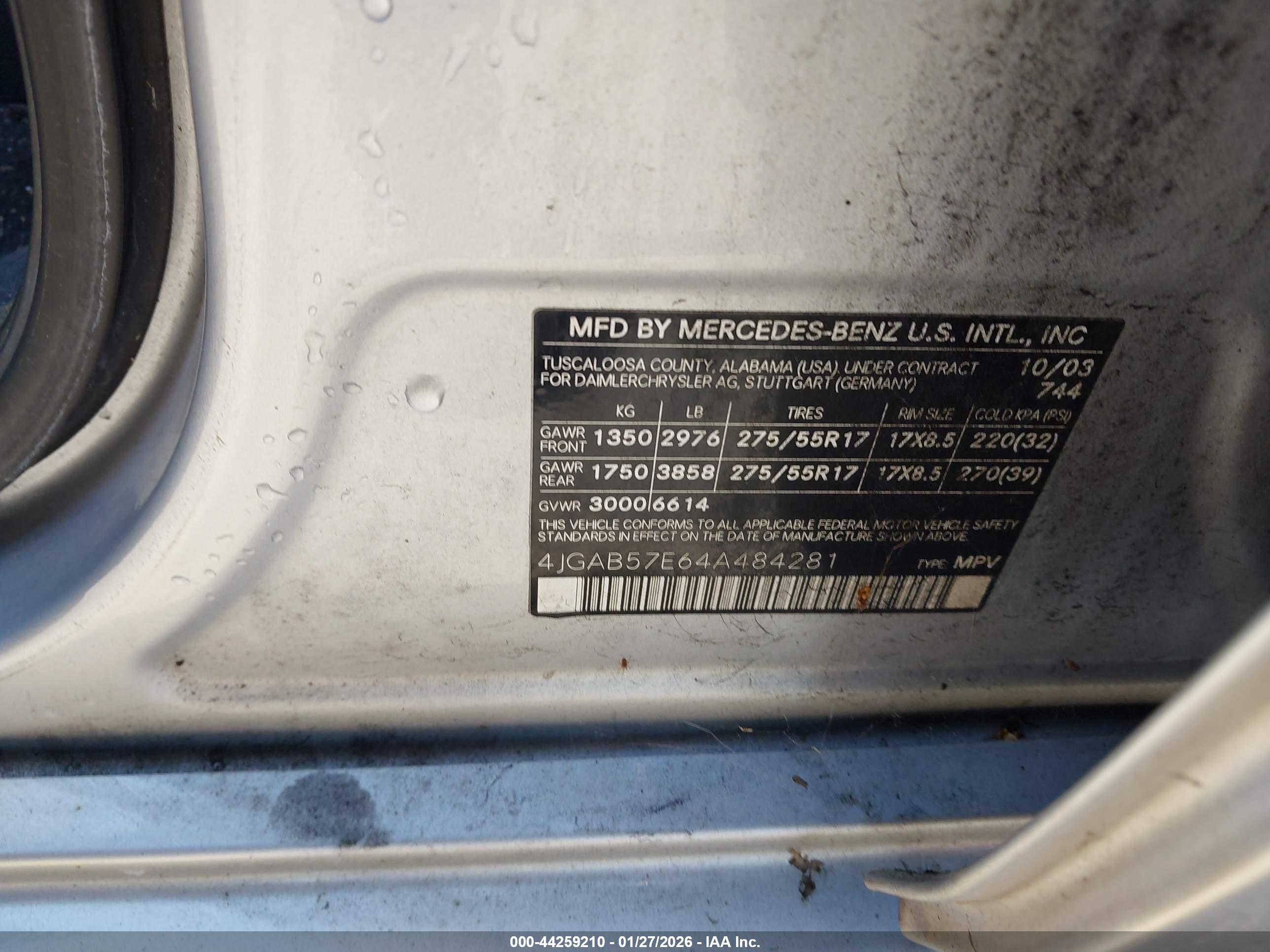 MERCEDES-BENZ ML image 9