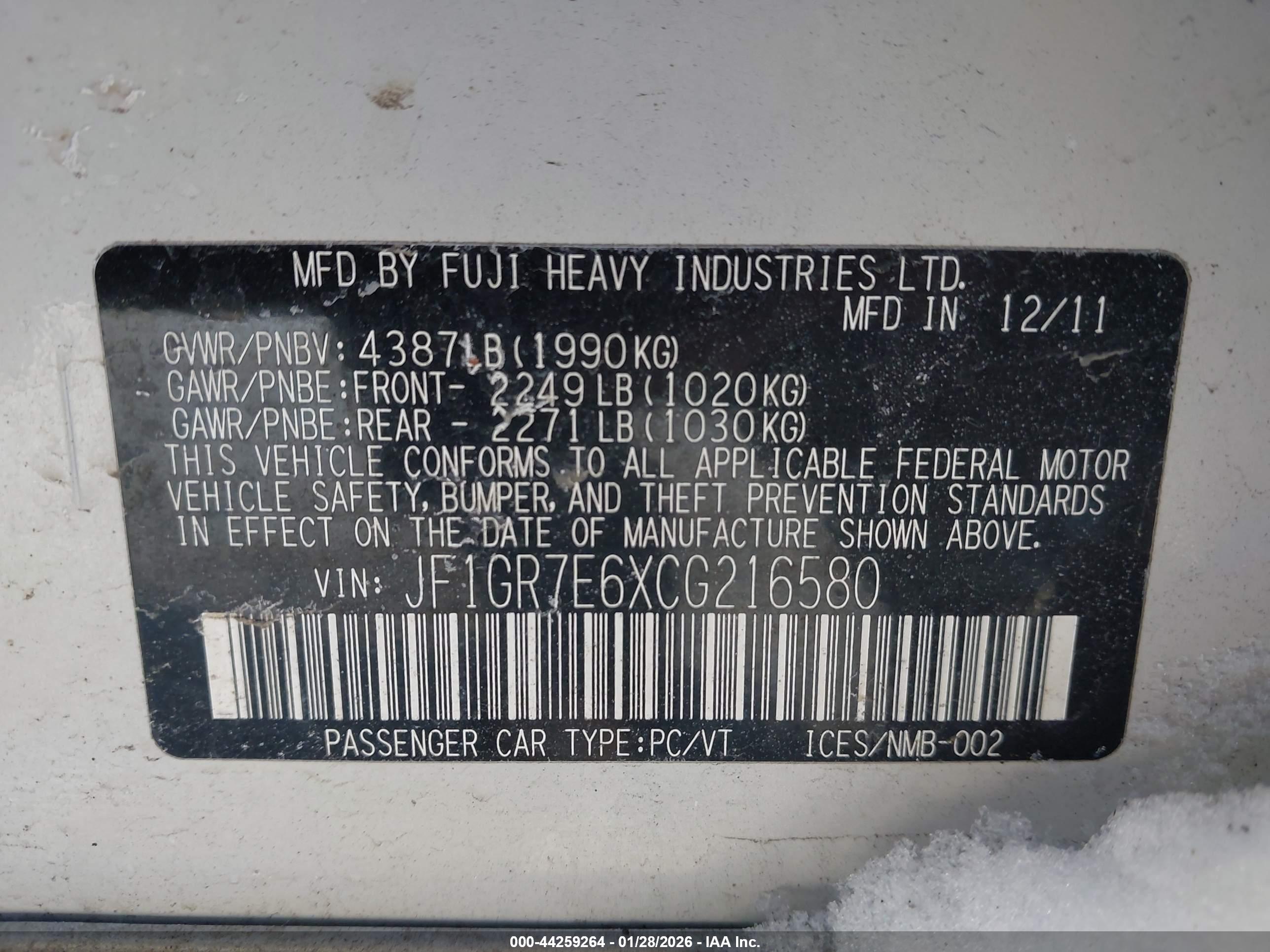 SUBARU IMPREZA image 9