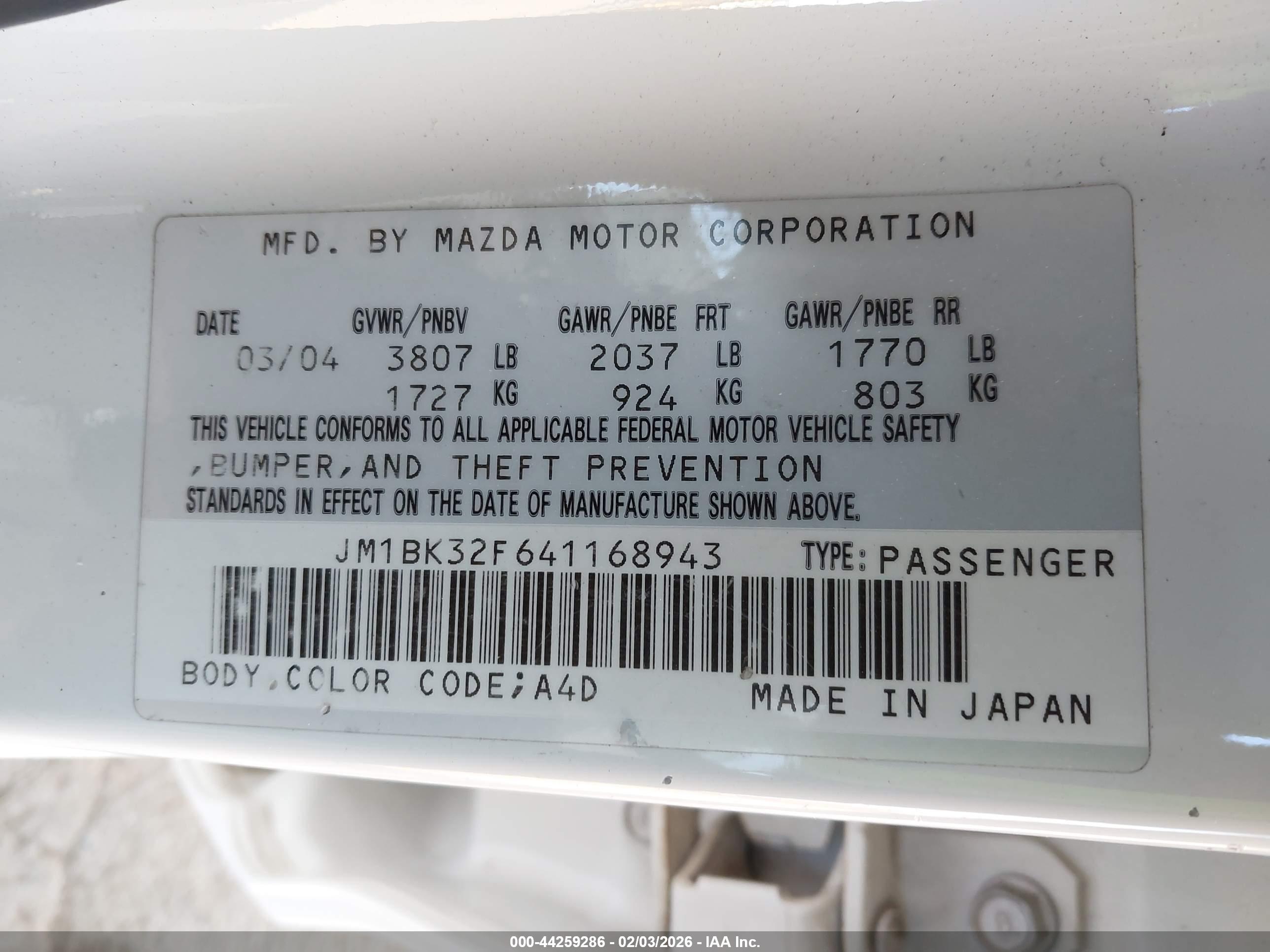 MAZDA MAZDA3 image 9