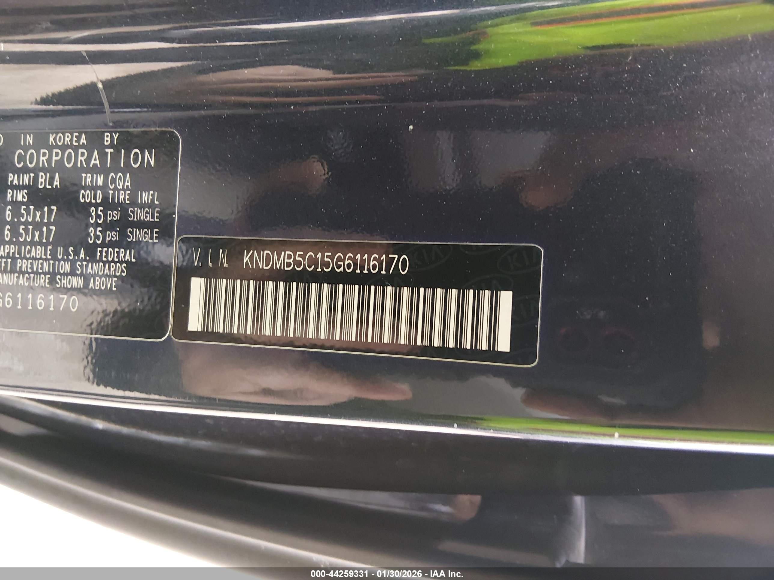 KIA SEDONA image 9