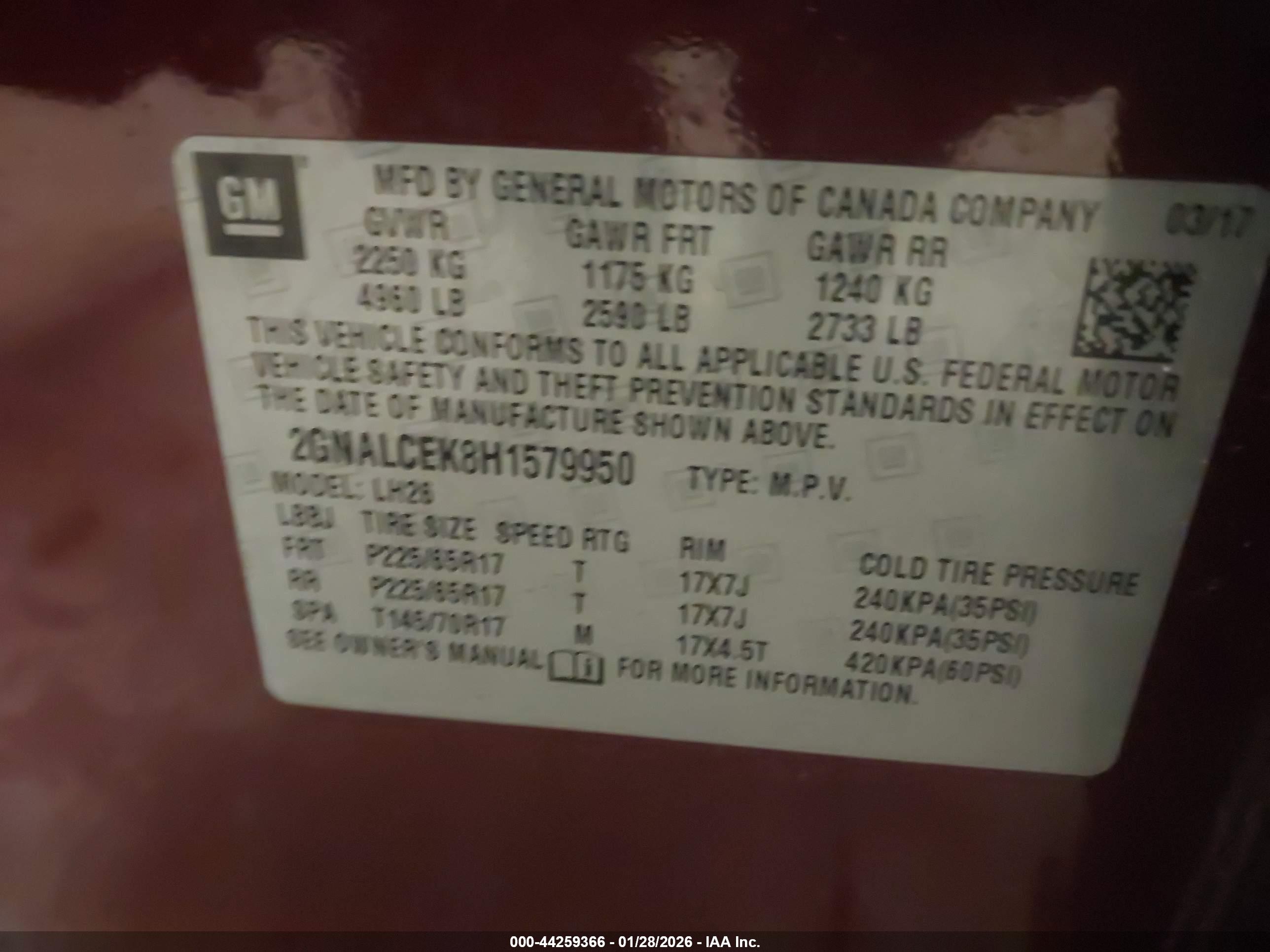 CHEVROLET EQUINOX image 9
