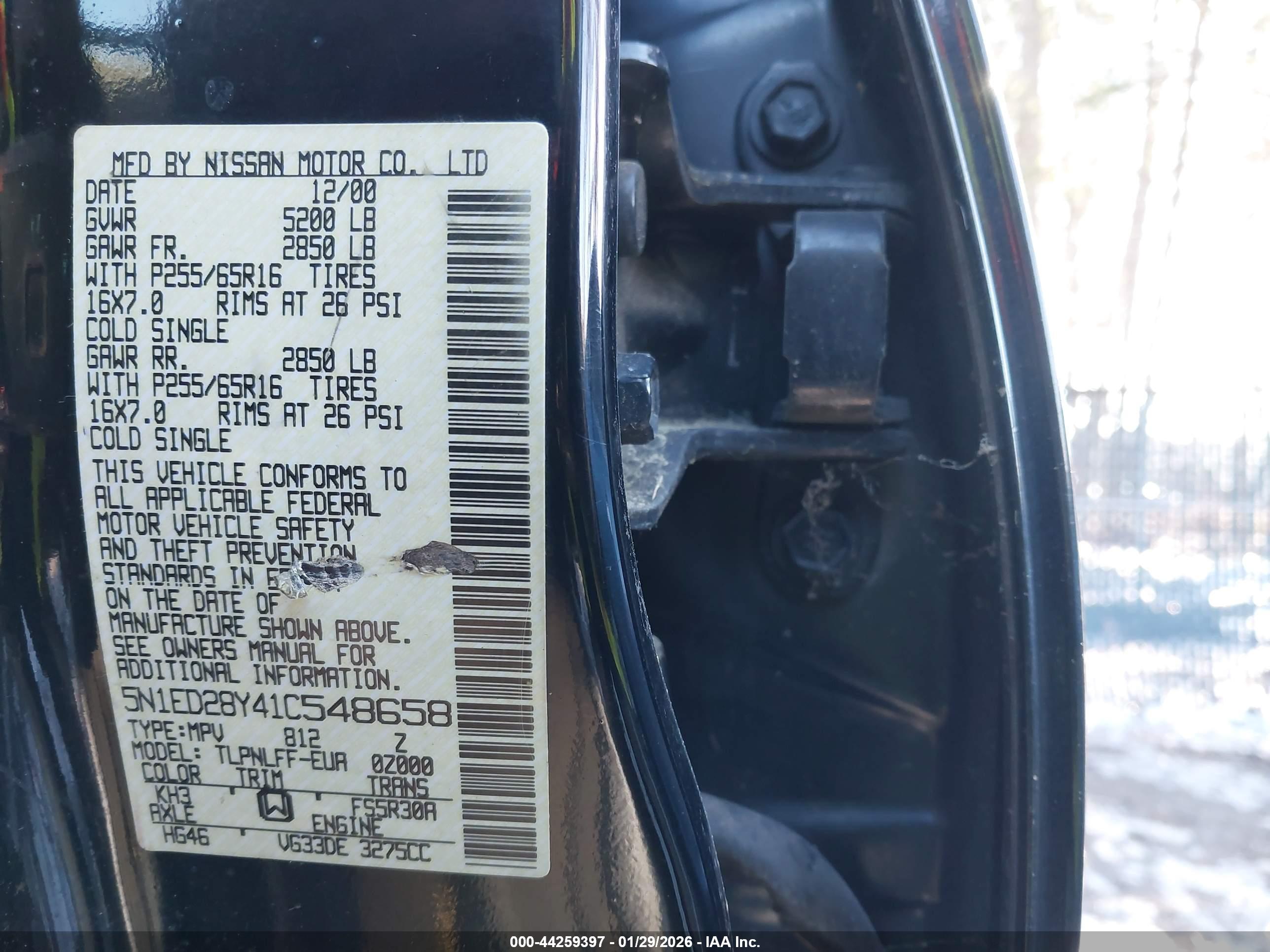 NISSAN XTERRA image 9