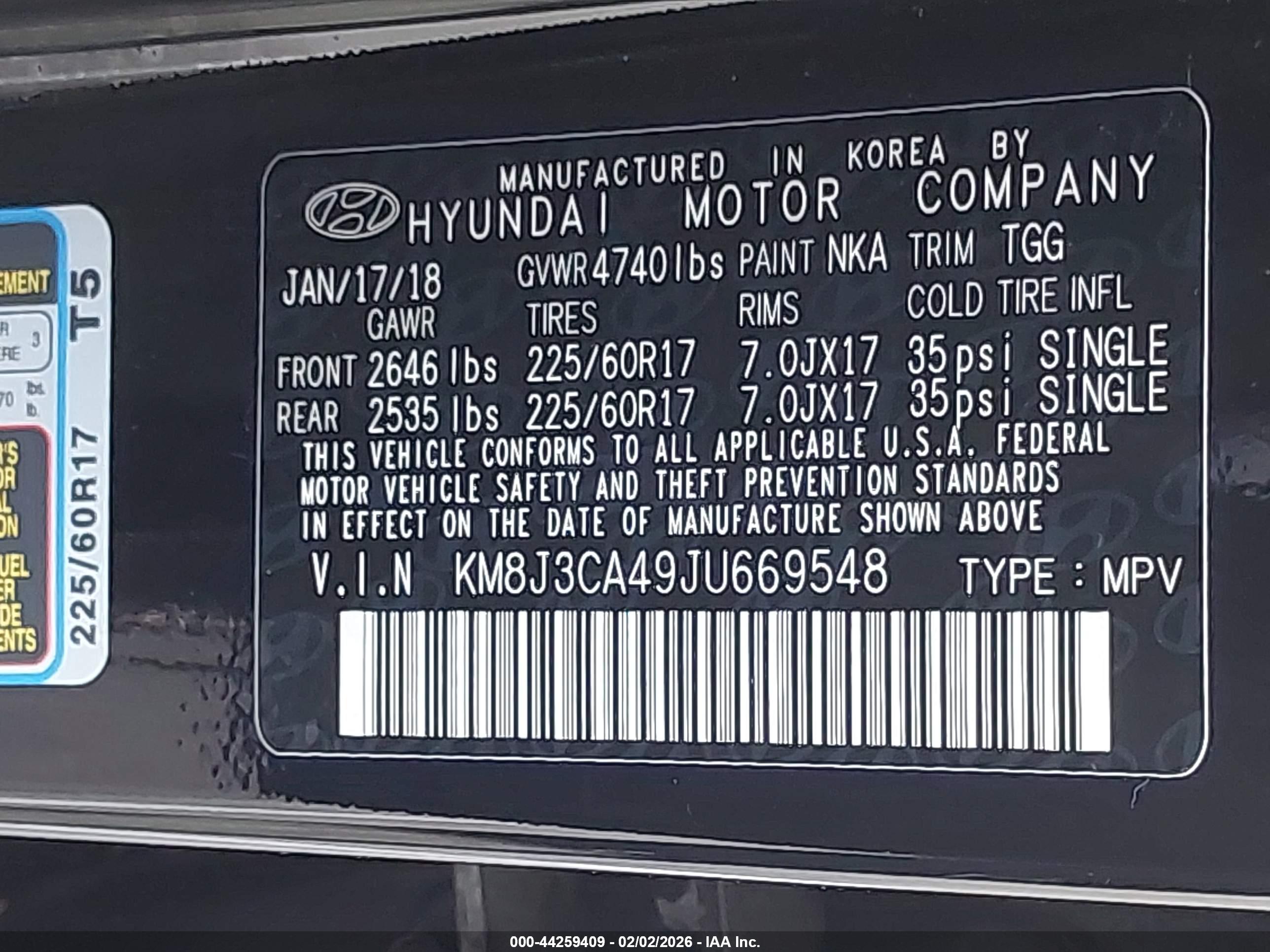 HYUNDAI TUCSON image 9