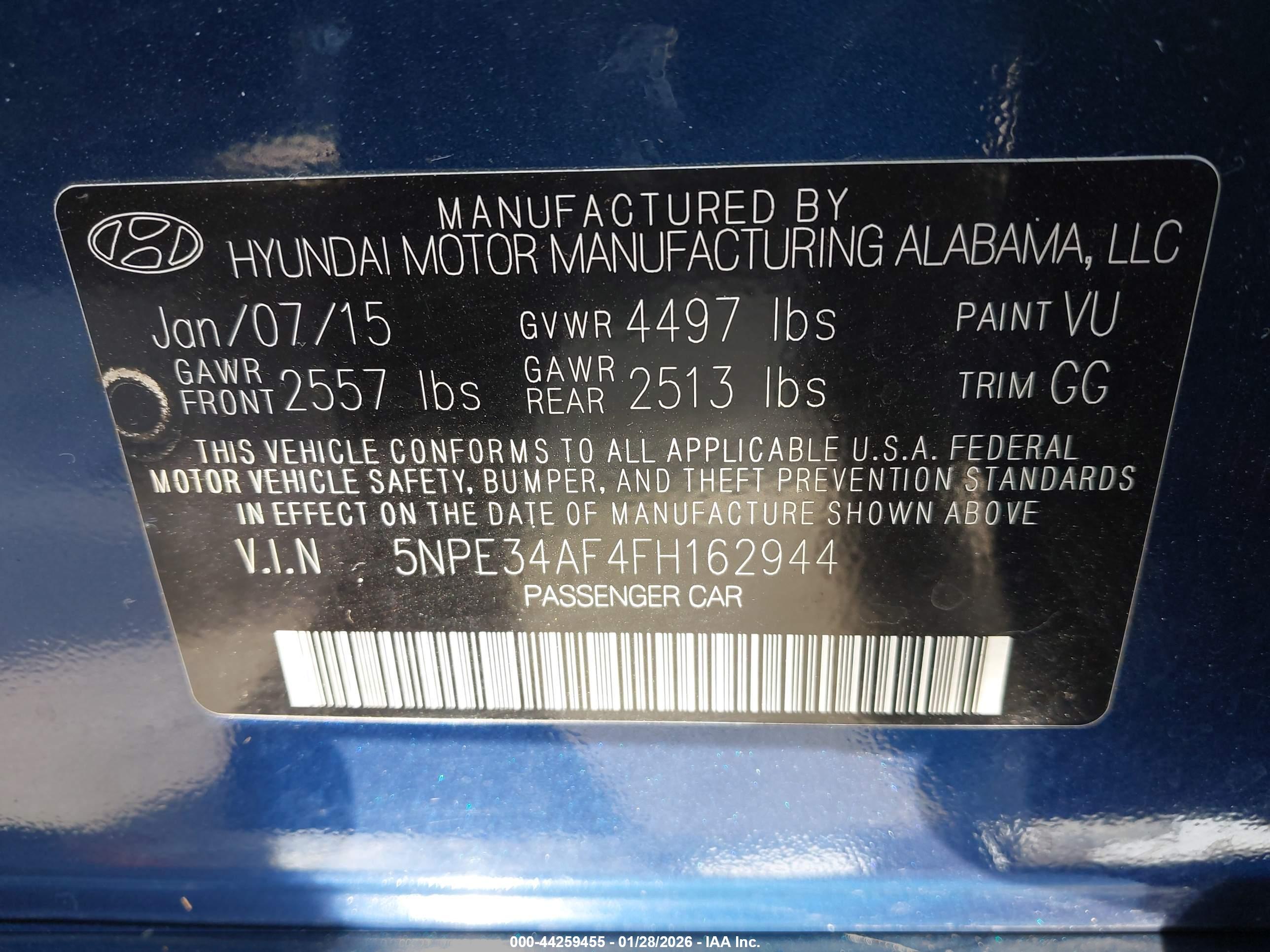 HYUNDAI SONATA image 9