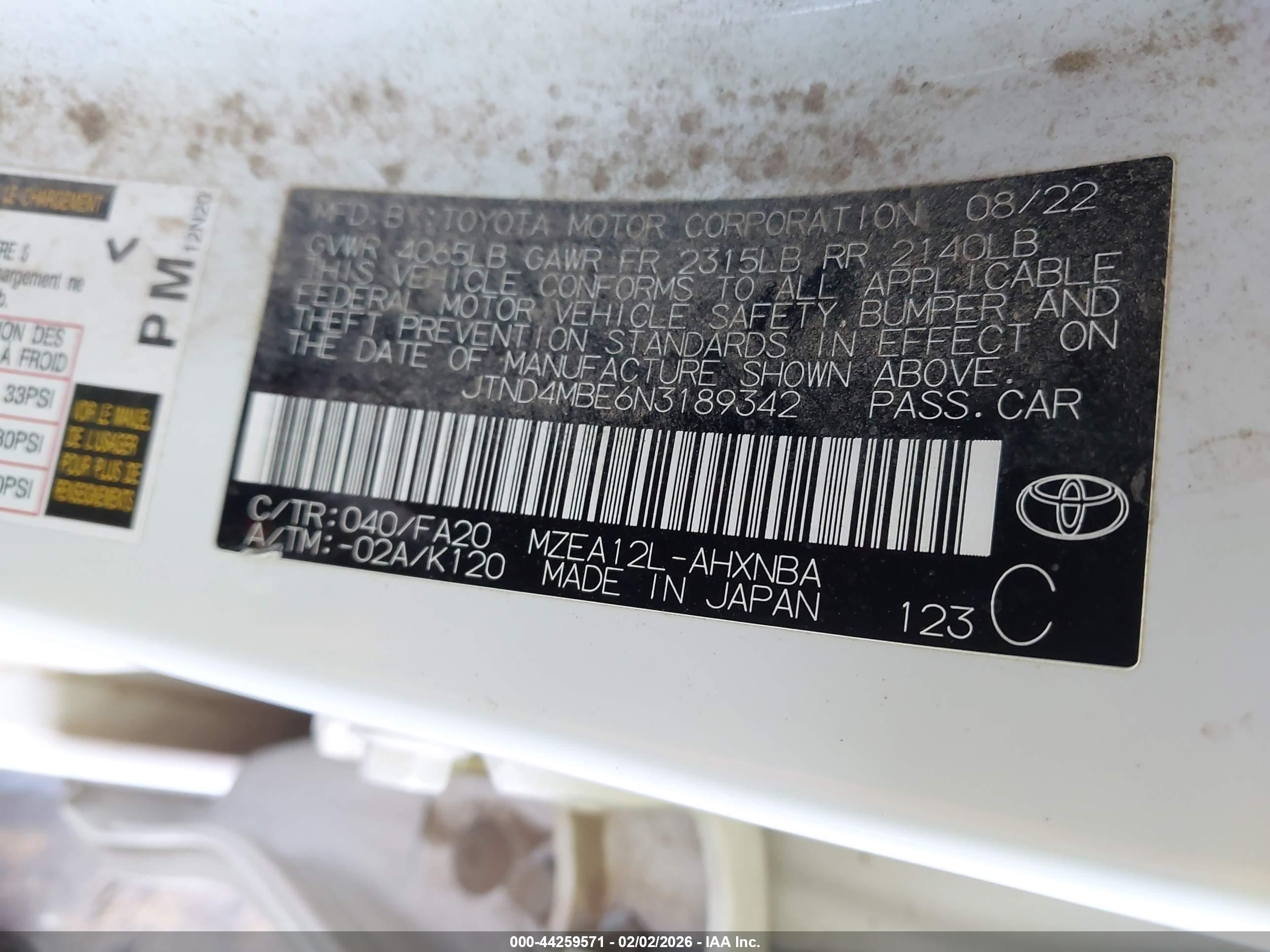 TOYOTA COROLLA image 9